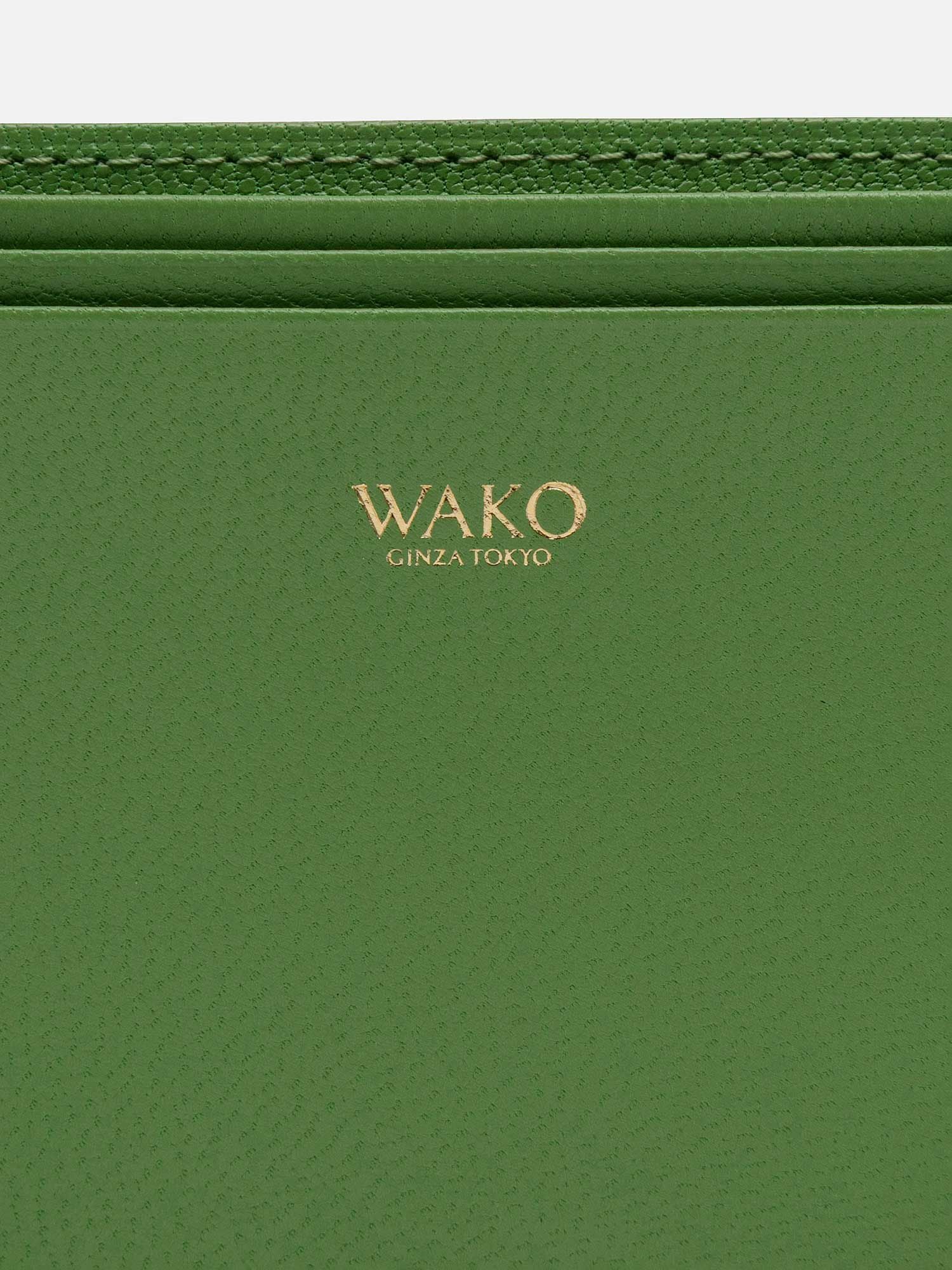 札入れ イエローグリーン |長財布 | WAKO公式オンラインブティック