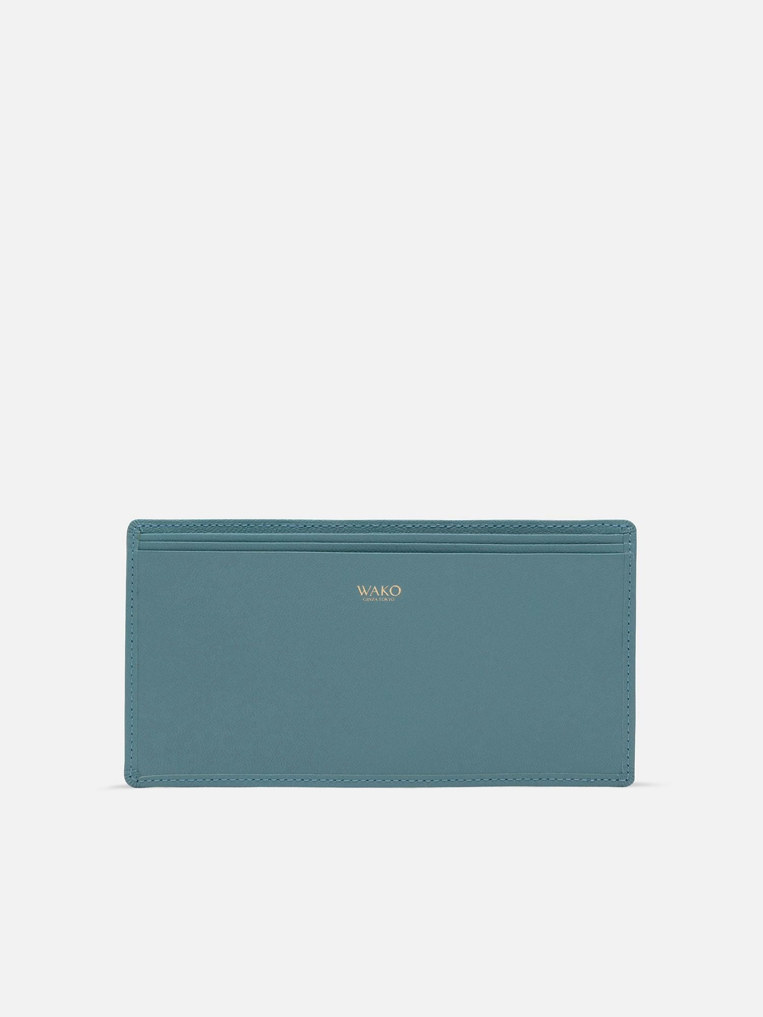 【新品未使用】WAKO 銀座和光　レザー　長財布　札入れ 札入れ ライトブルー |長財布 | WAKO公式オンラインブティック | 銀座
