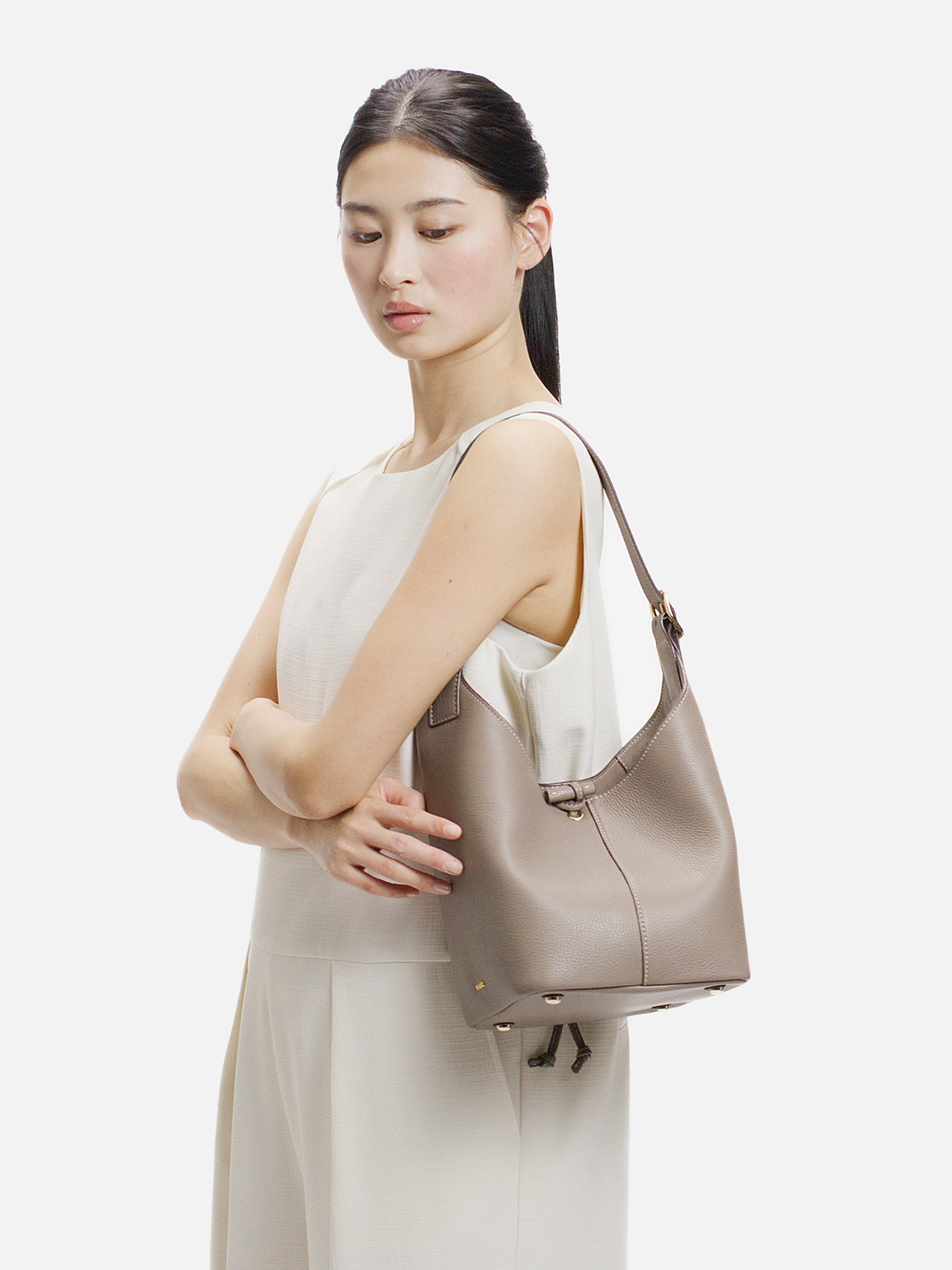 mica della valle ショルダーバッグ ブラウン |ハンドバッグ | WAKO