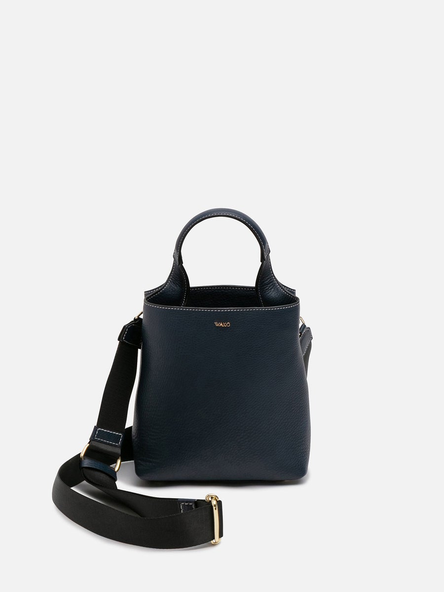 mica della valle ミニバッグ ネイビー