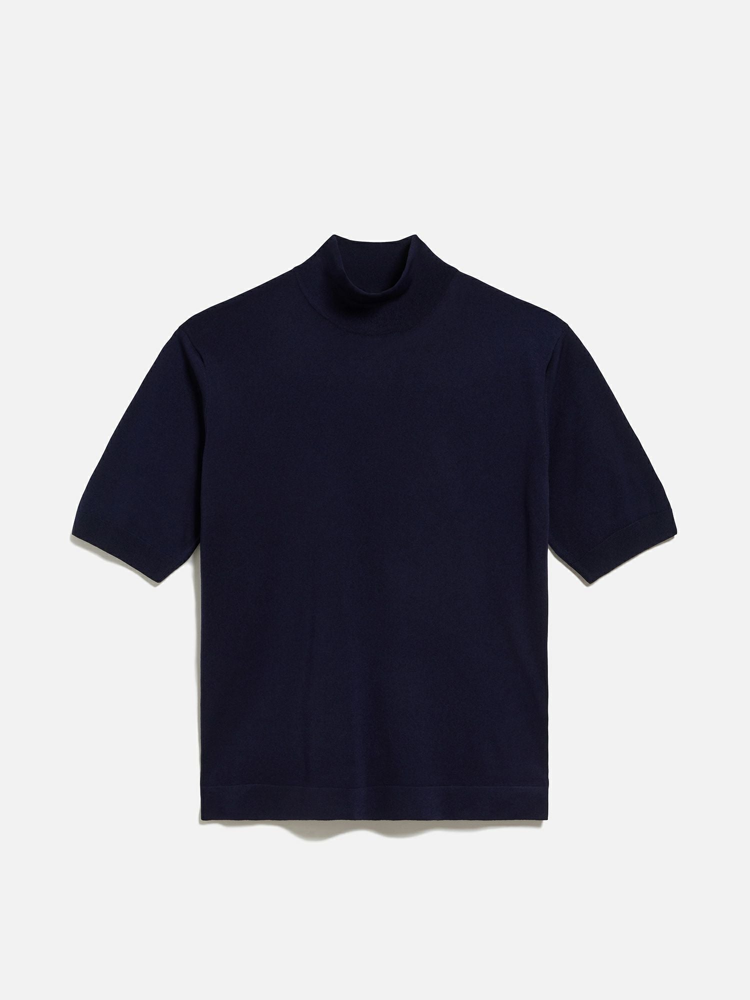 CFCL MOCKNECK SHORT SLEEVE TOP ネイビー |トップス | WAKO公式