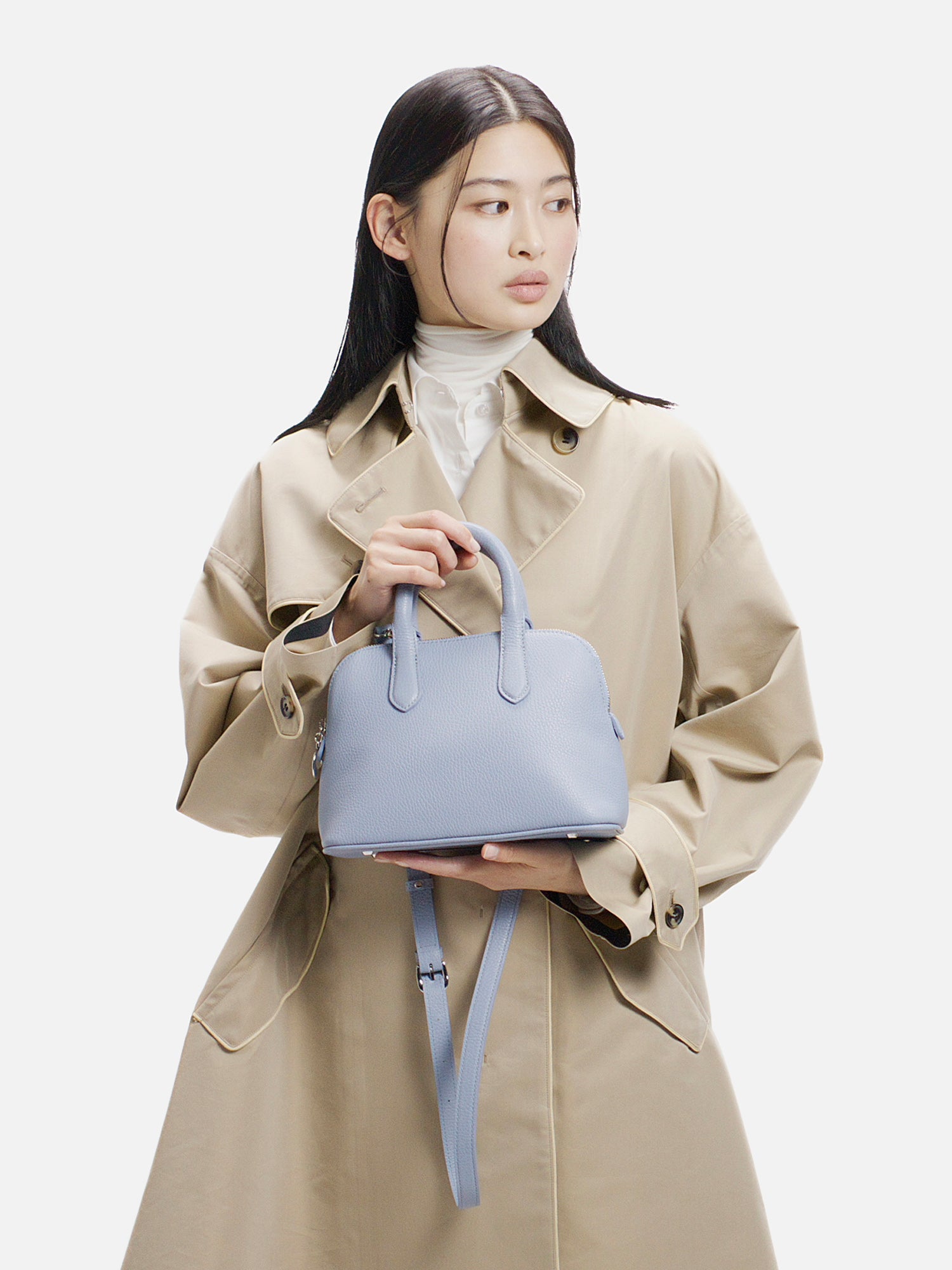 NEW CLOSET ミニショルダーバッグ ライトブルー |ショルダーバッグ