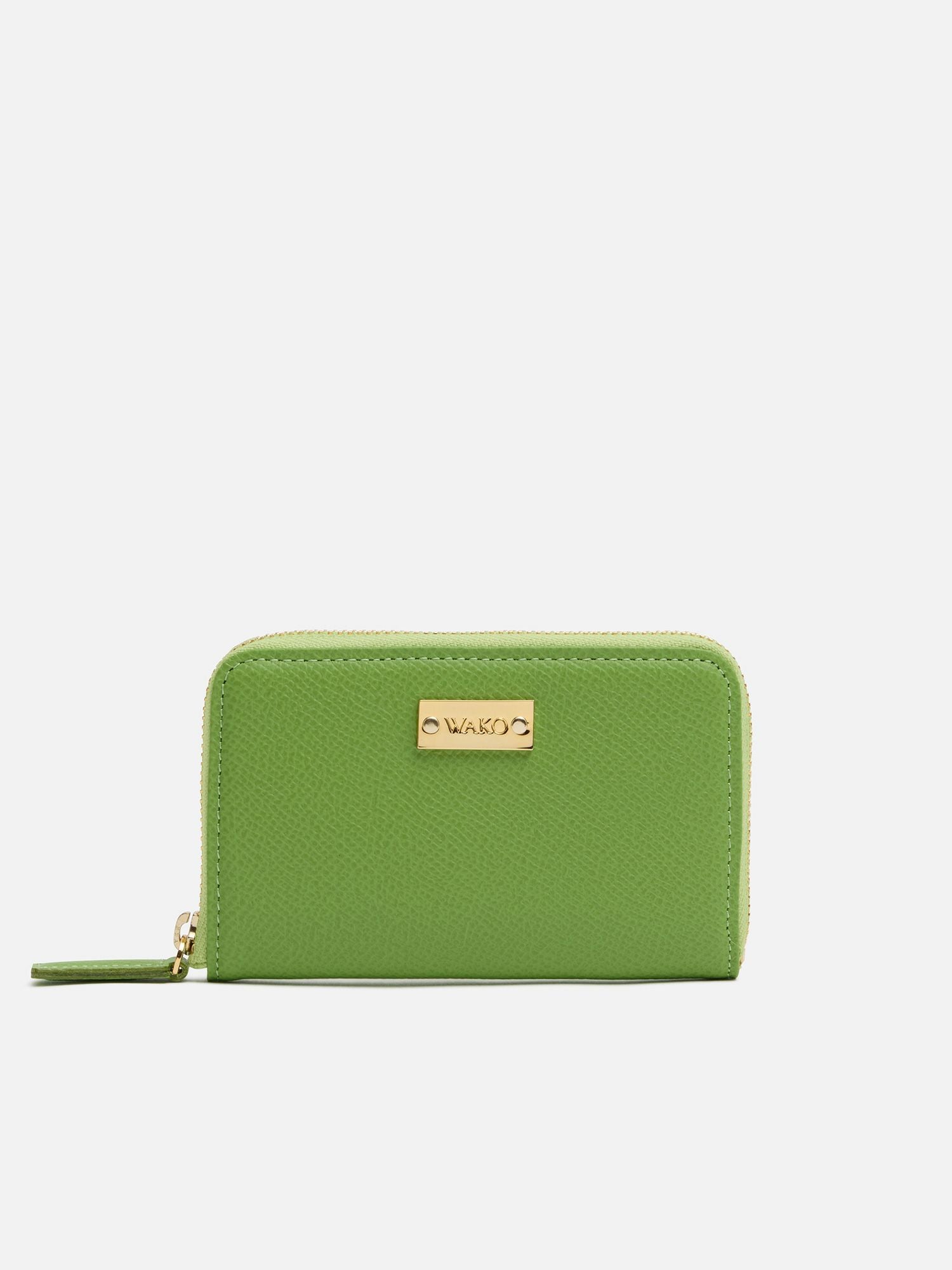 ミニウォレット（キーチェーン付き） ライトブルー |折り財布 | WAKO