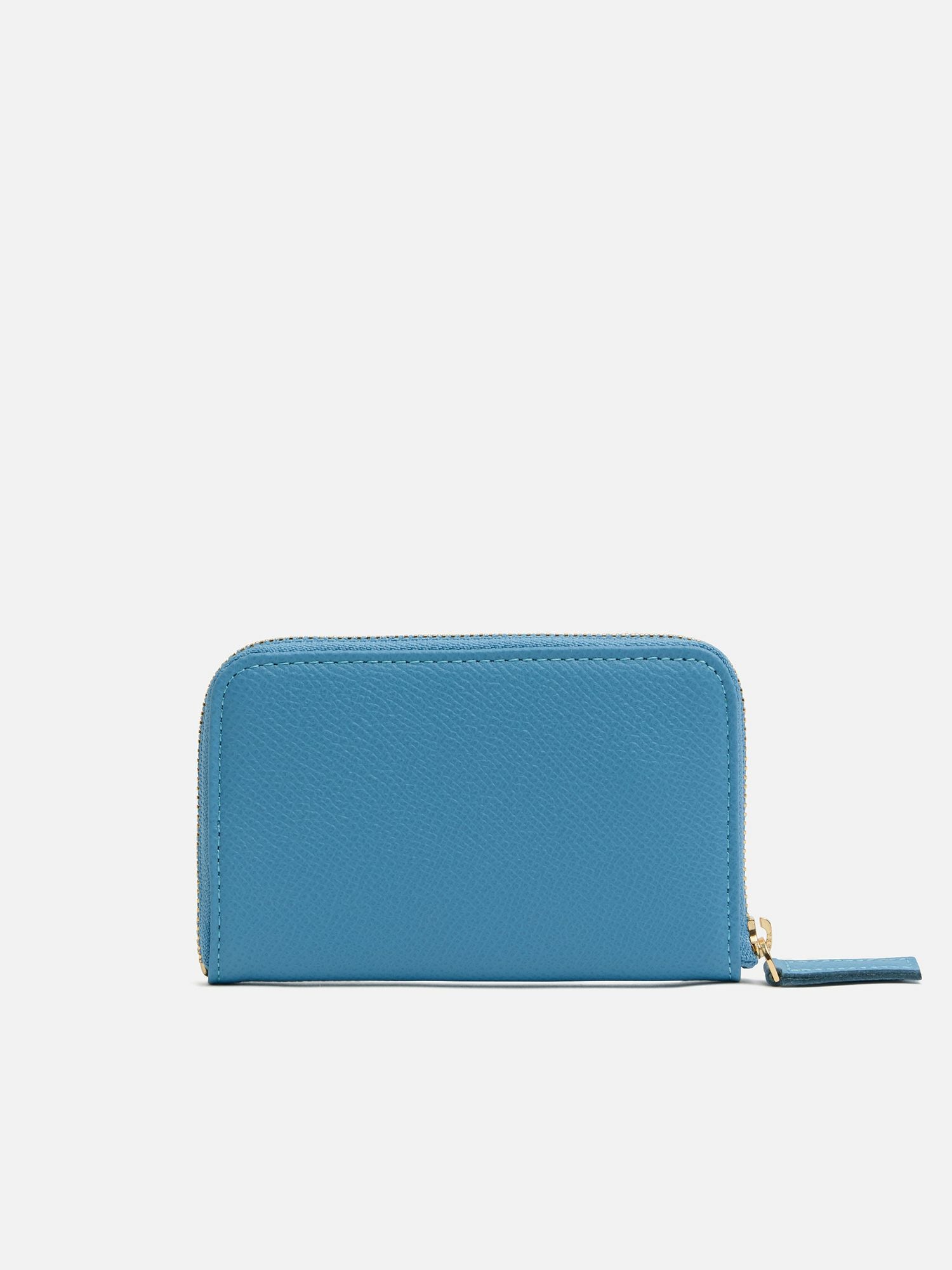 ミニウォレット（キーチェーン付き） ライトブルー |折り財布 | WAKO