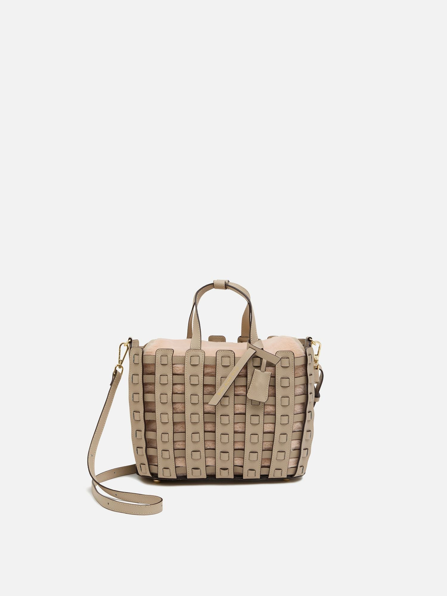 mica della valle メッシュトートバッグ ライトベージュ |トートバッグ