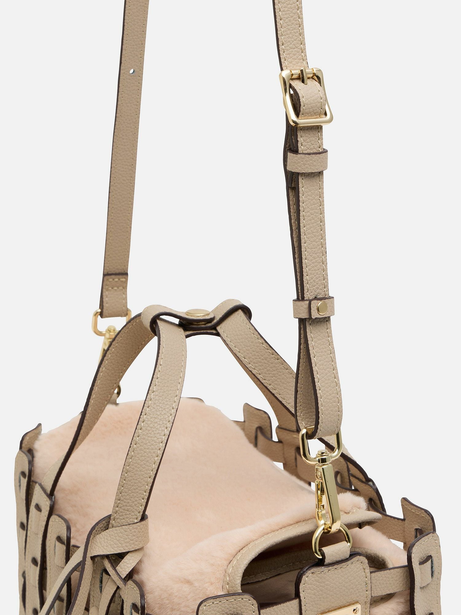 mica della valle メッシュトートバッグ ライトベージュ |トートバッグ