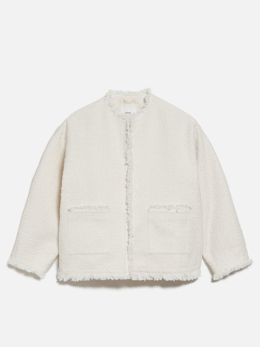 NEW CLOSET　ツイードジャケット ホワイト