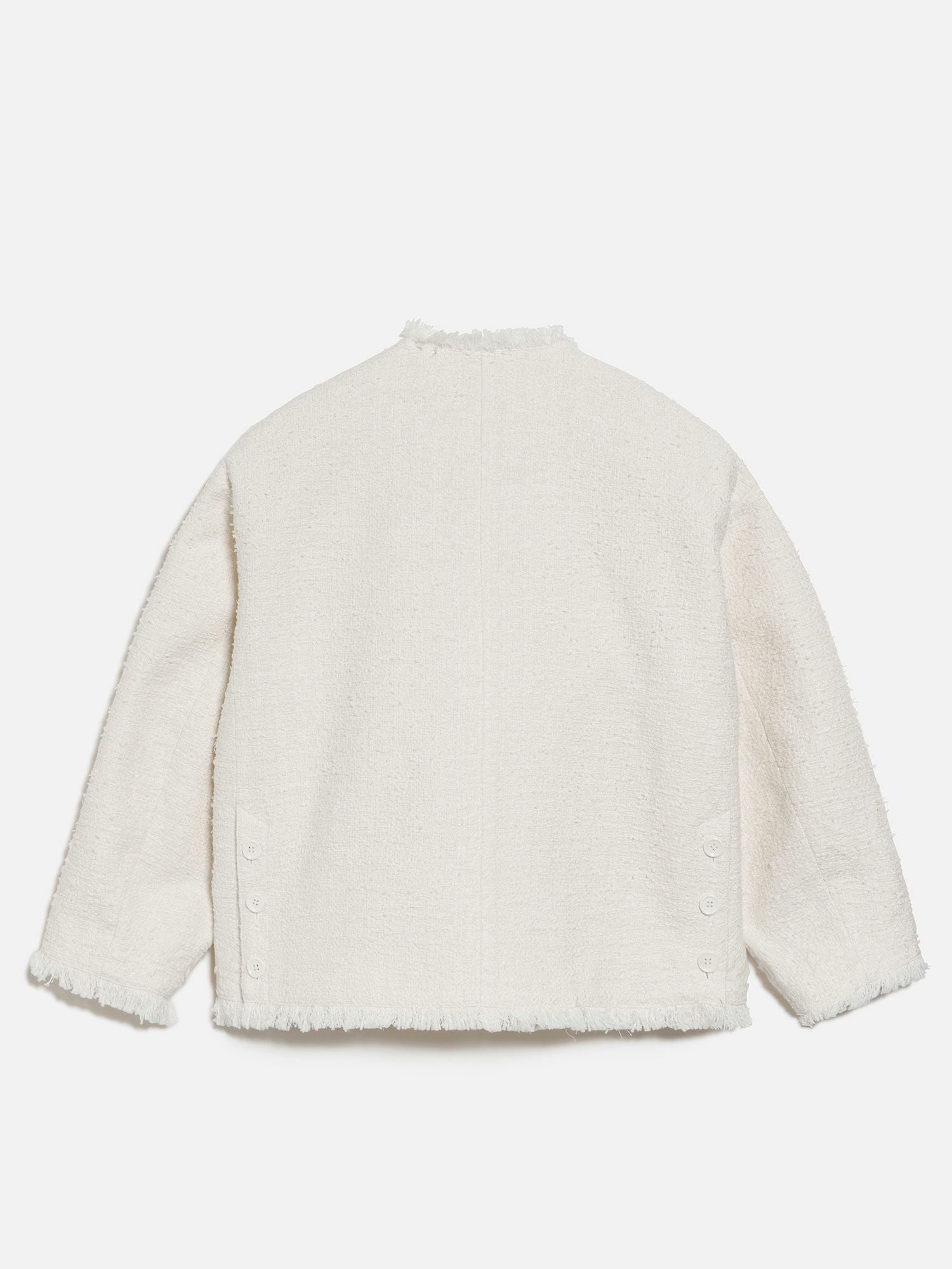 NEW CLOSET ツイードジャケット ホワイト |アウター・ジャケット