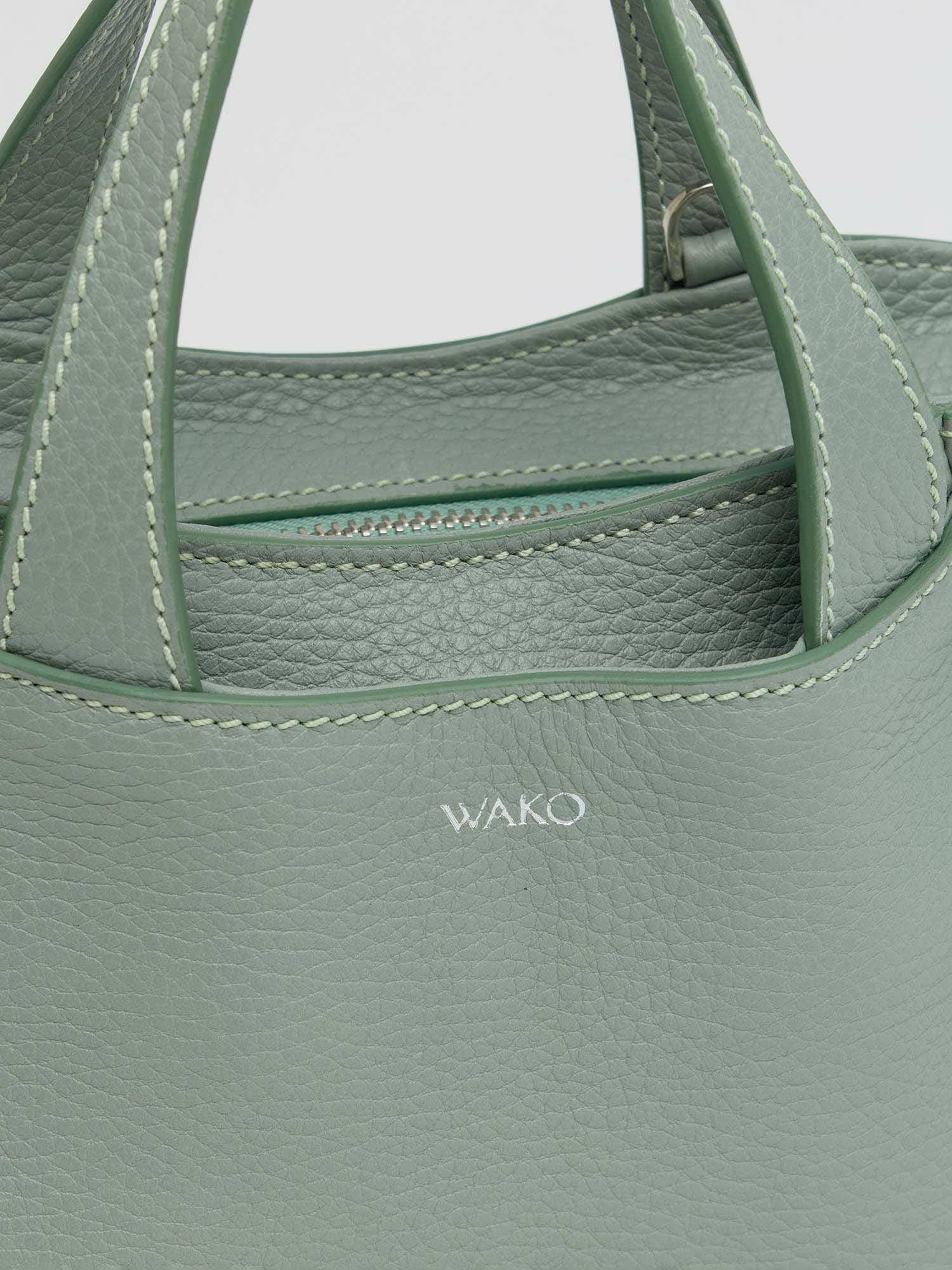 WAKO×MAURO GOVERNA バッグ ミニ エメラルドグリーン |ハンドバッグ
