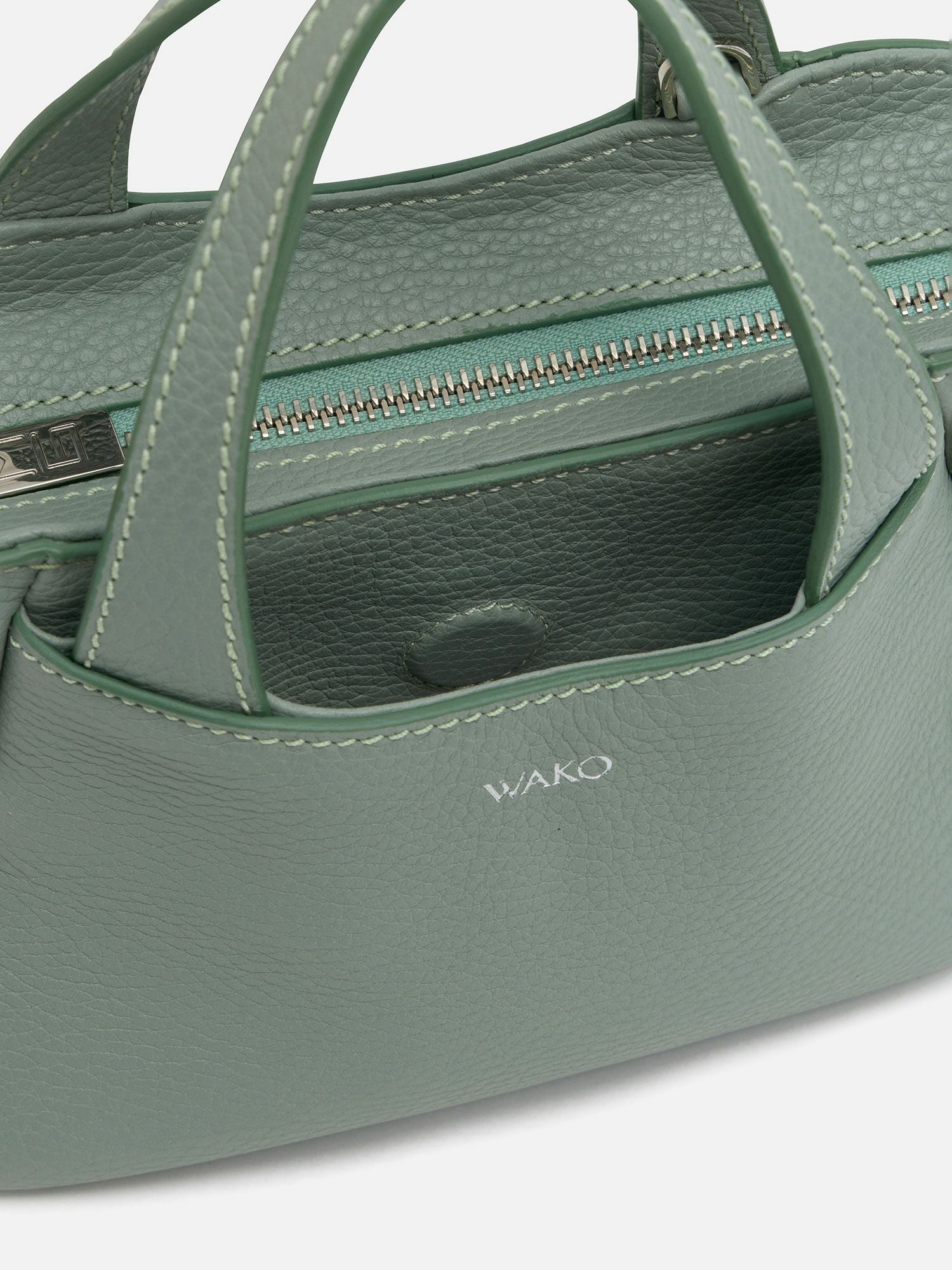 WAKO×MAURO GOVERNA バッグ ミニ エメラルドグリーン |ハンドバッグ
