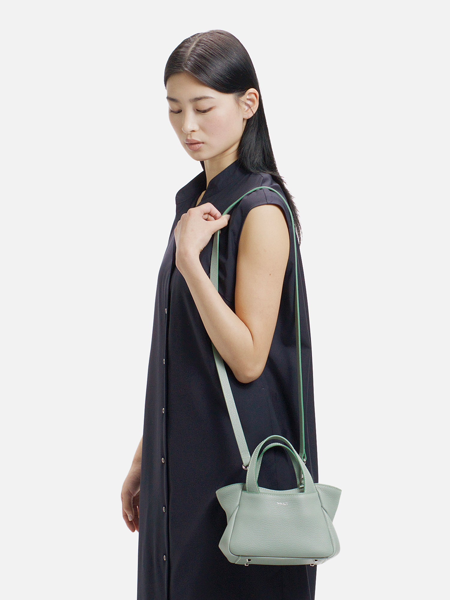 WAKO×MAURO GOVERNA バッグ ミニ エメラルドグリーン |ハンドバッグ