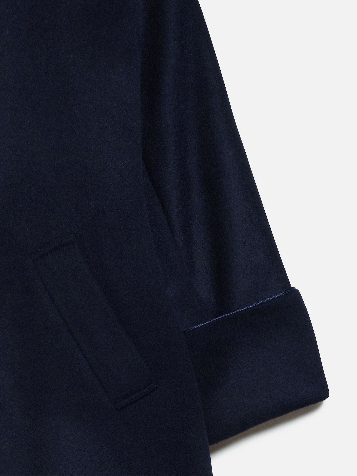 NEW CLOSET ストール付きコート ネイビー |アウター・ジャケット