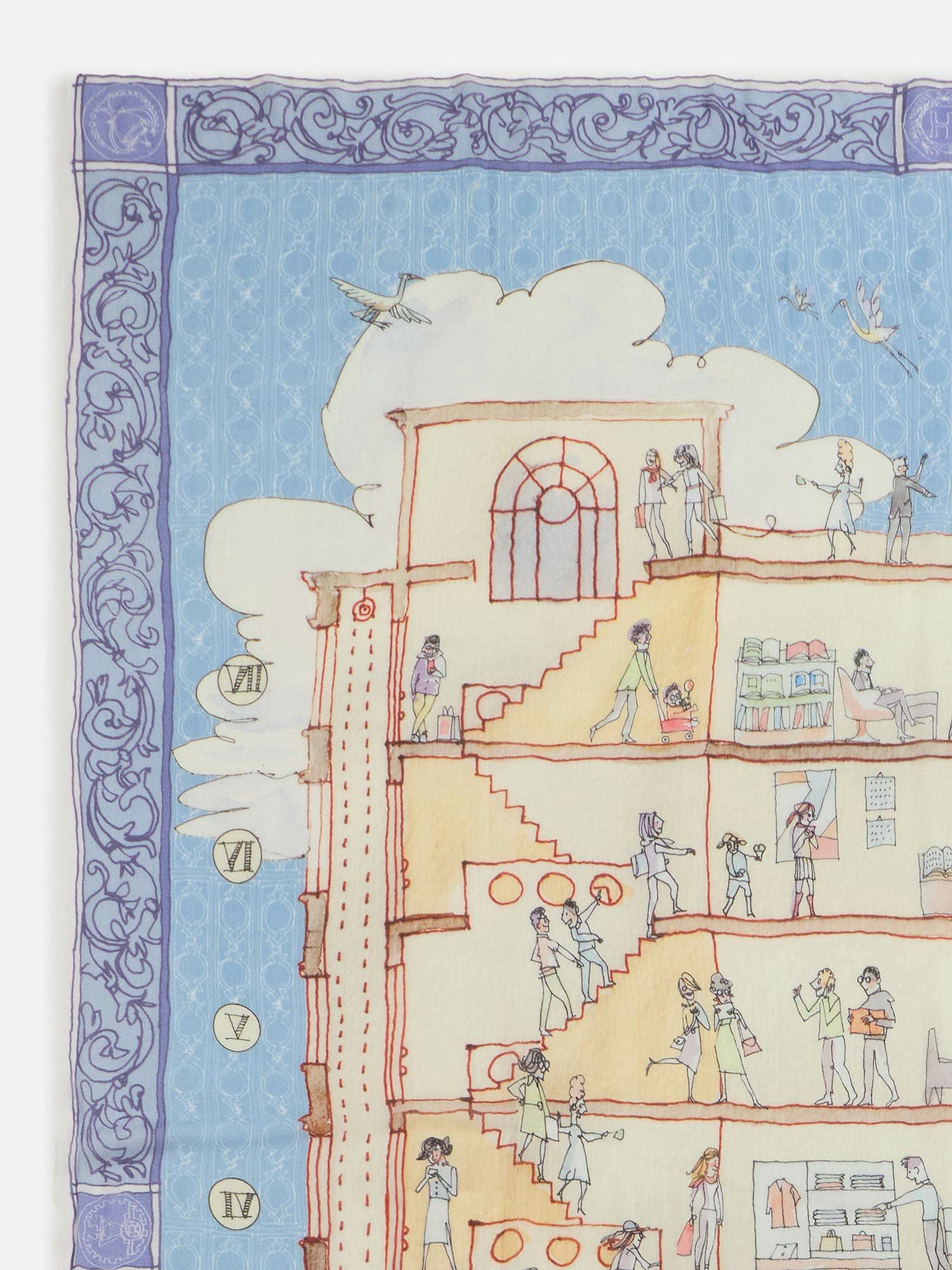 ファリエロ サルティ ストール ライトブルー |ストール | WAKO公式