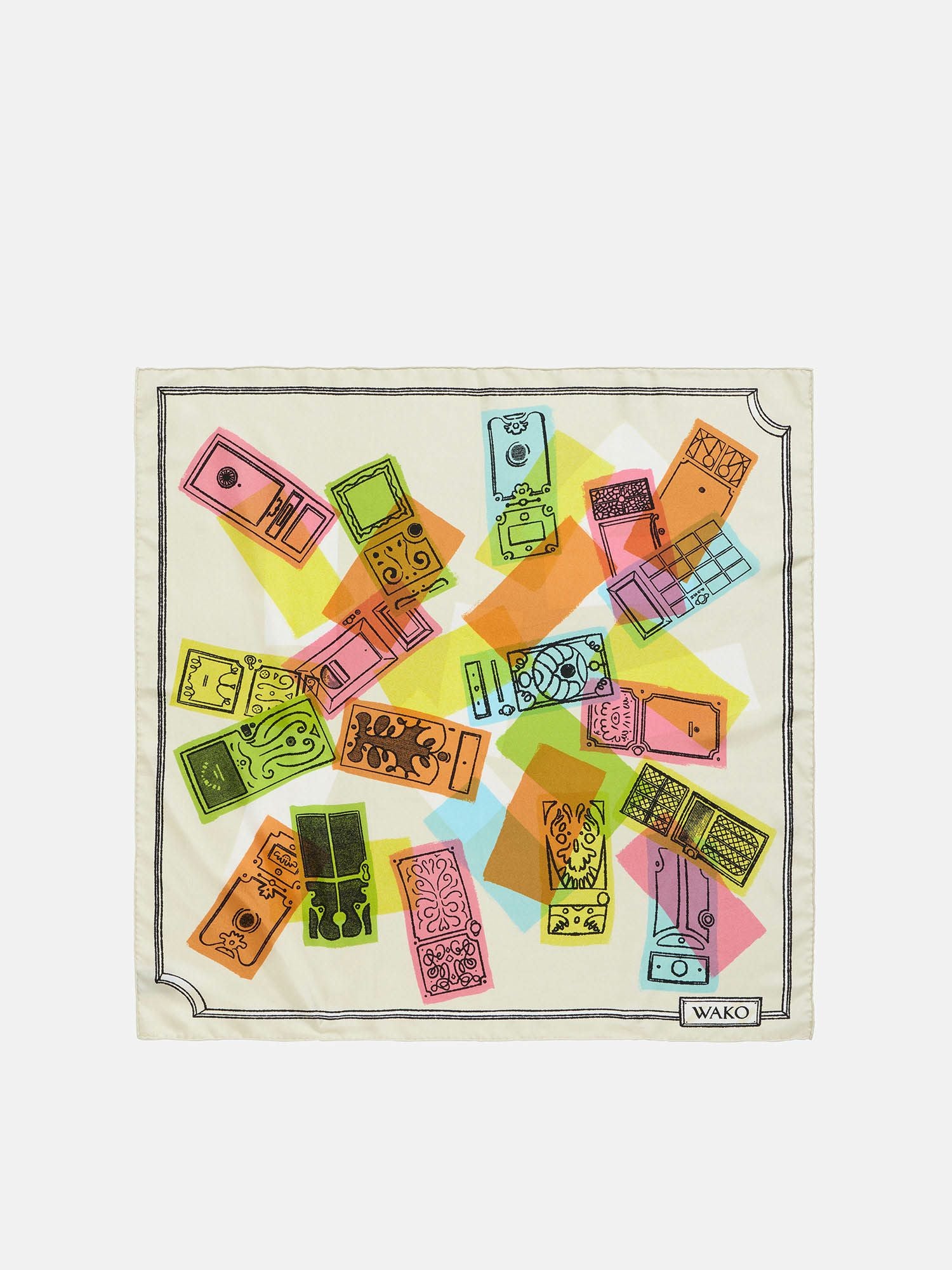 ルイス・メンド　スカーフ マルチカラー