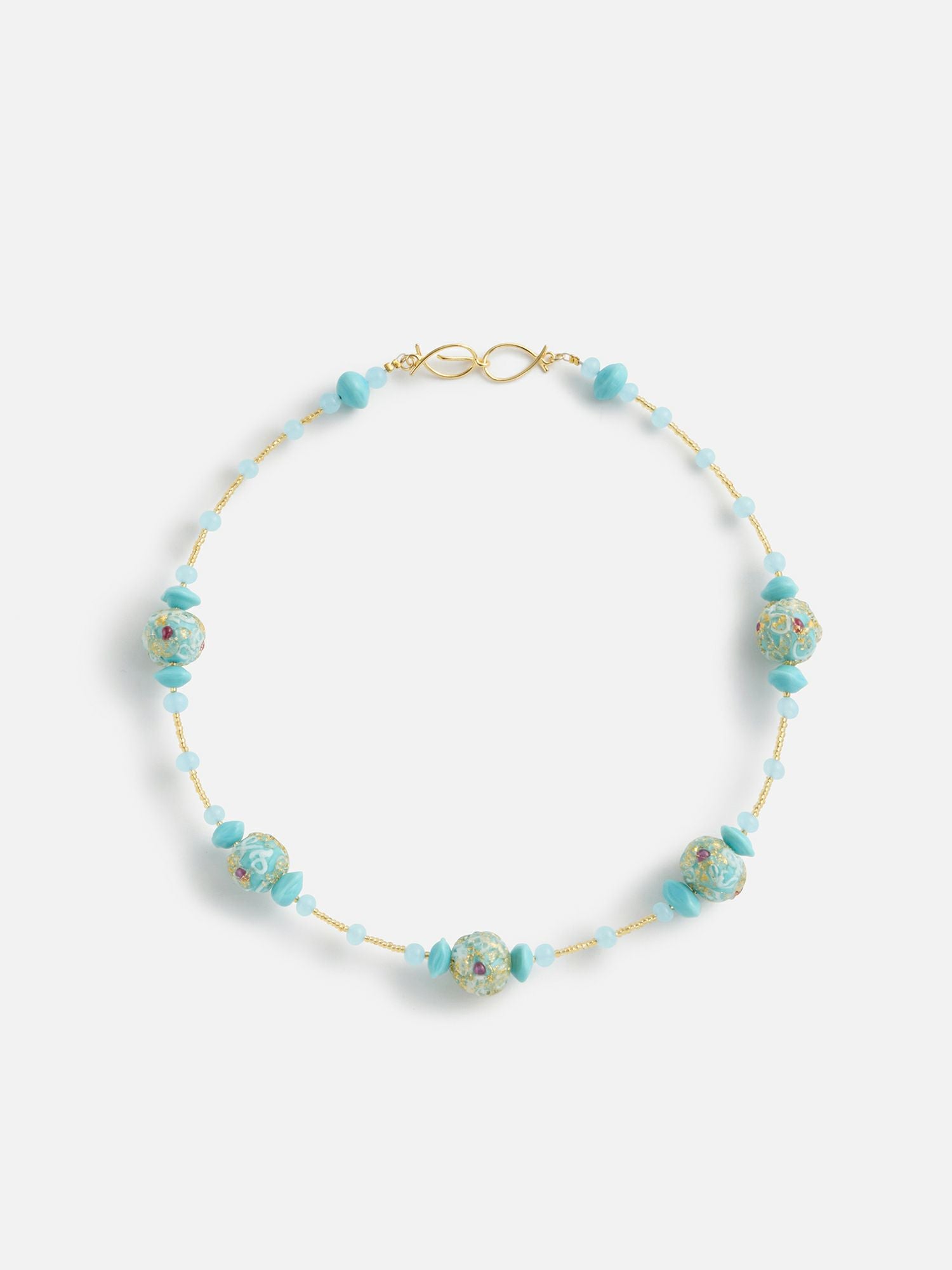 ベネチアンビーズ　ネックレス