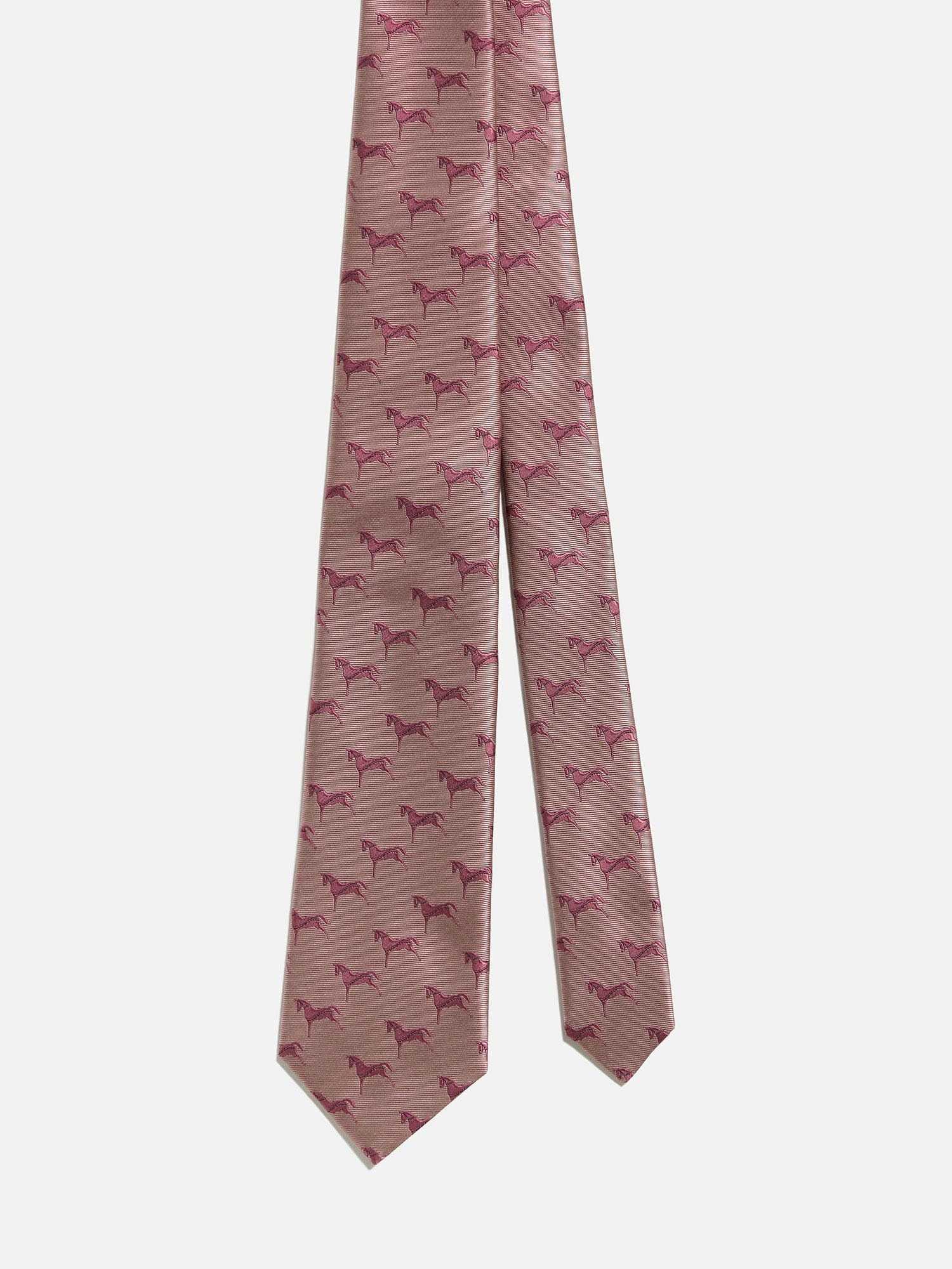 ネクタイ ＜干支/ウマ＞ ピンク |メンズ ファッション雑貨 | WAKO公式