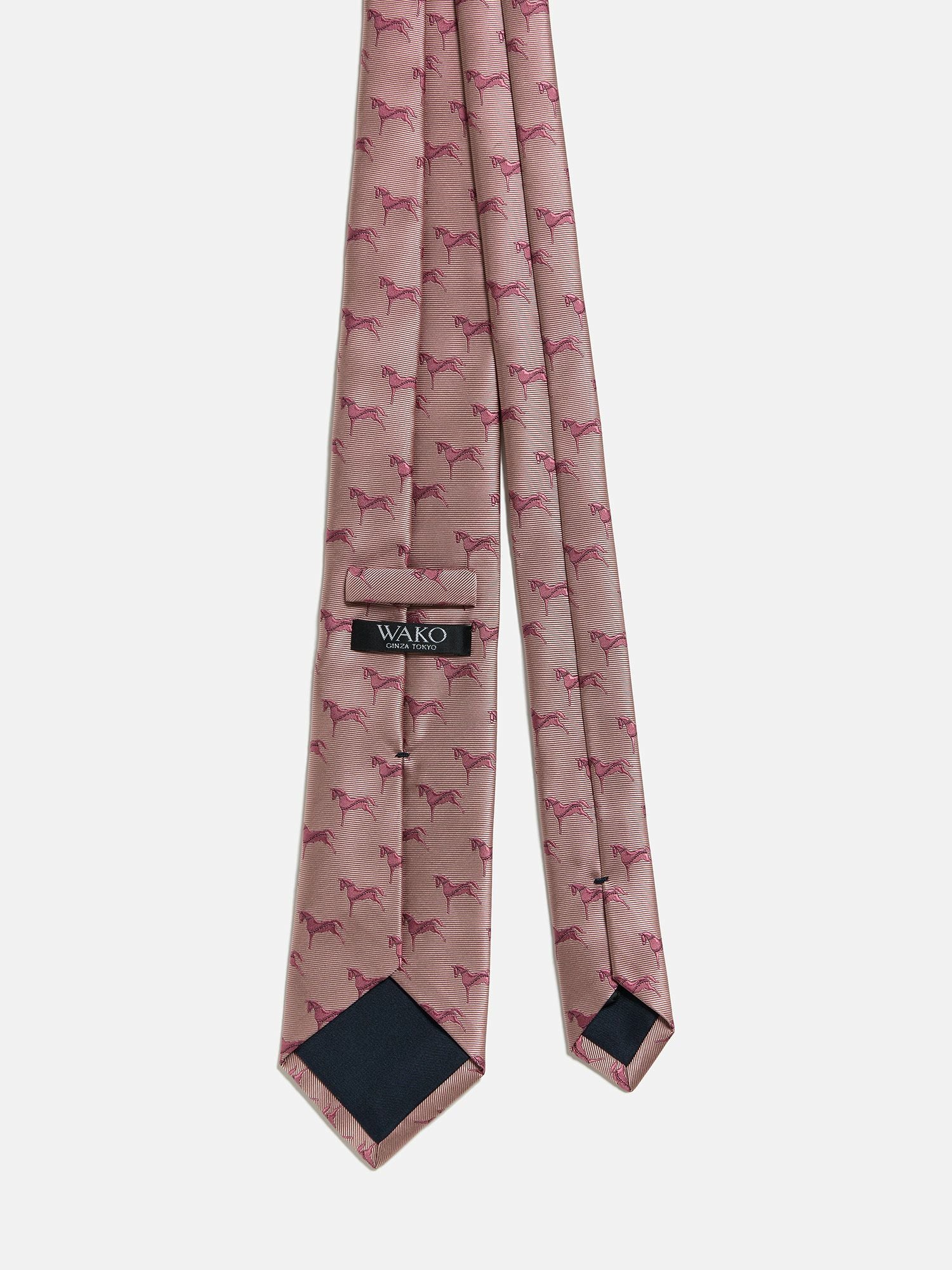 ネクタイ ＜干支/ウマ＞ ピンク |メンズ ファッション雑貨 | WAKO公式
