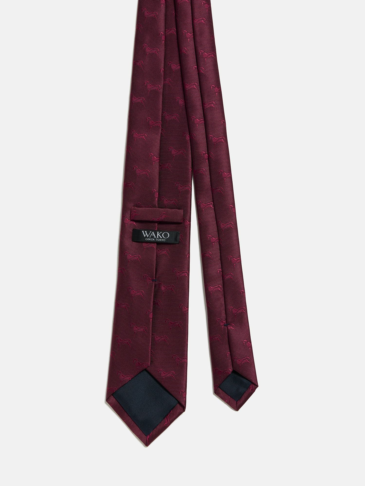 ネクタイ ＜干支/ウマ＞ ワイン |メンズ ファッション雑貨 | WAKO公式