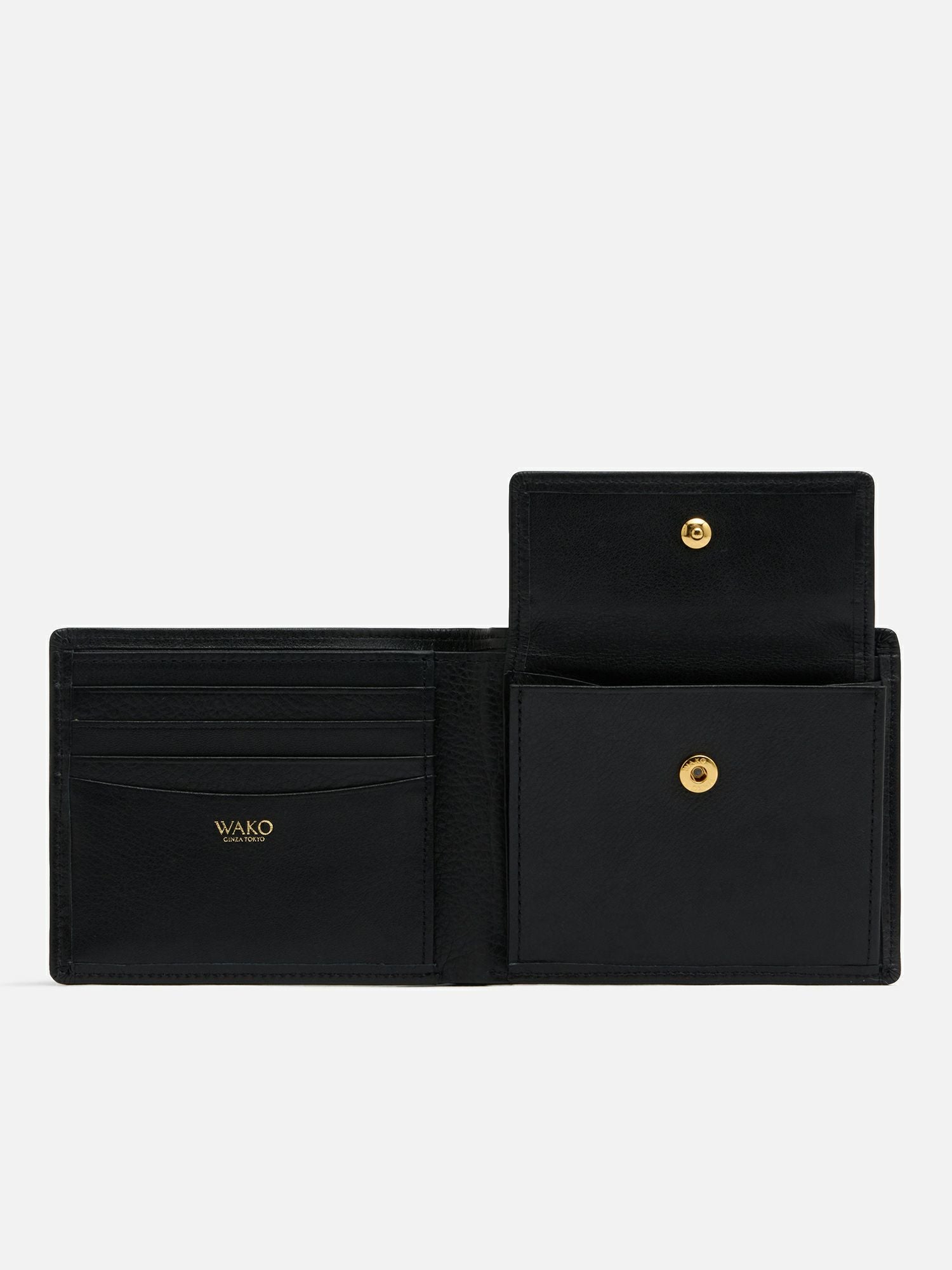 銀座和光 WAKO 黒　二つ折り財布　新品 二つ折り財布 ブラック |折り財布 | WAKO公式オンラインブティック