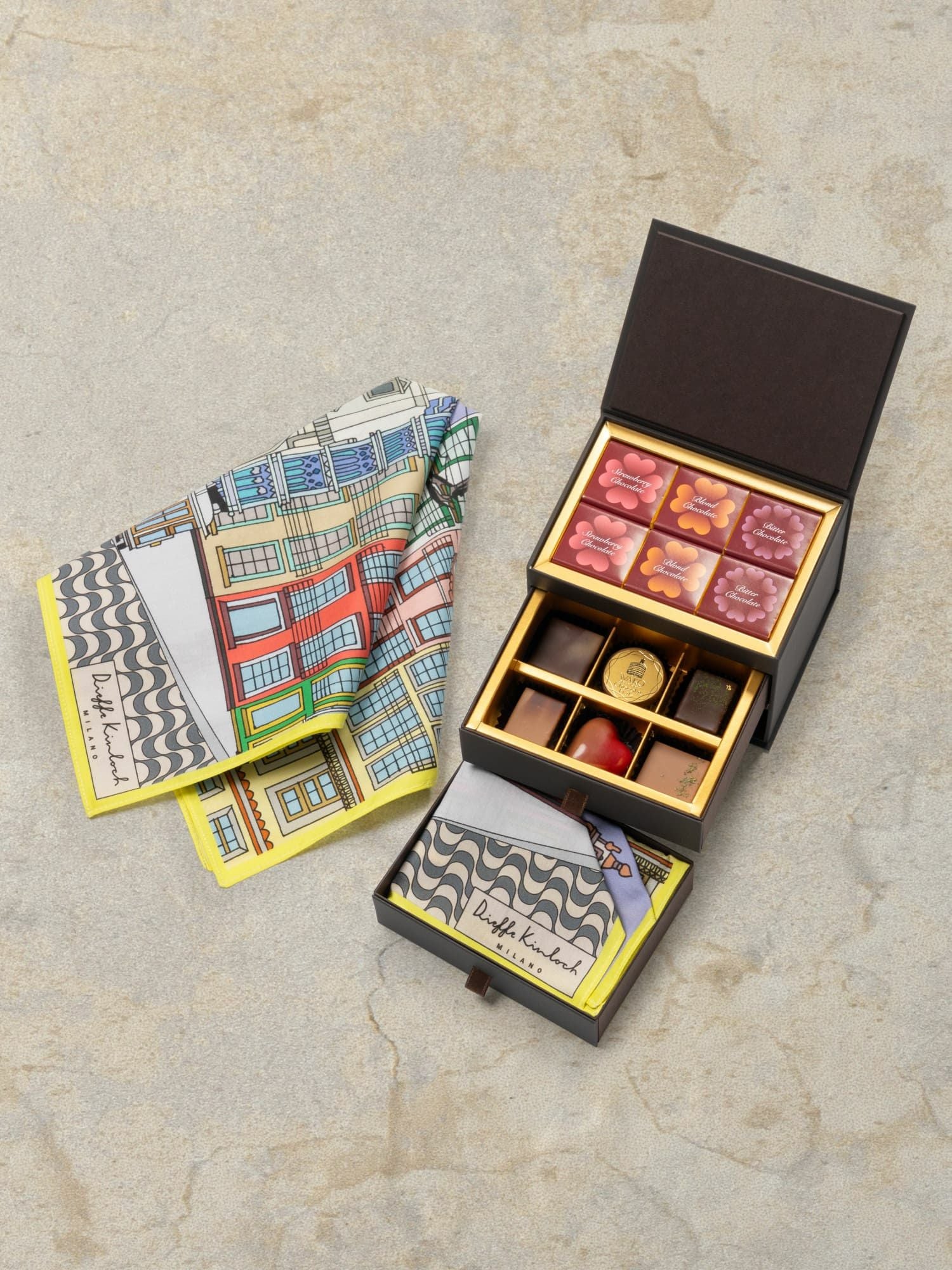 スペシャリテ＆ハンカチ詰合せ「LISBONA VIEW」 |チョコレート | WAKO