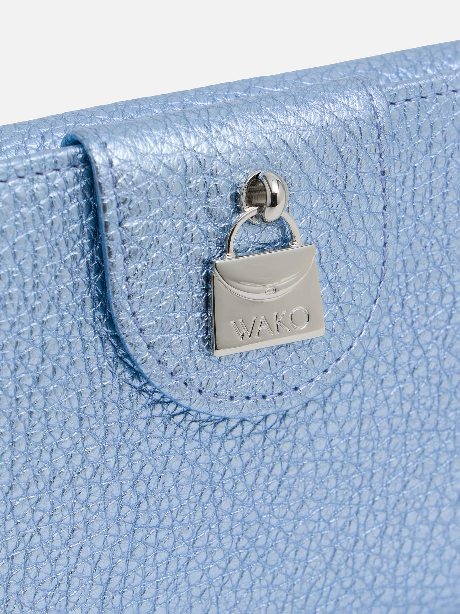 二つ折り財布 ライトブルー |折り財布 | WAKO公式オンラインブティック