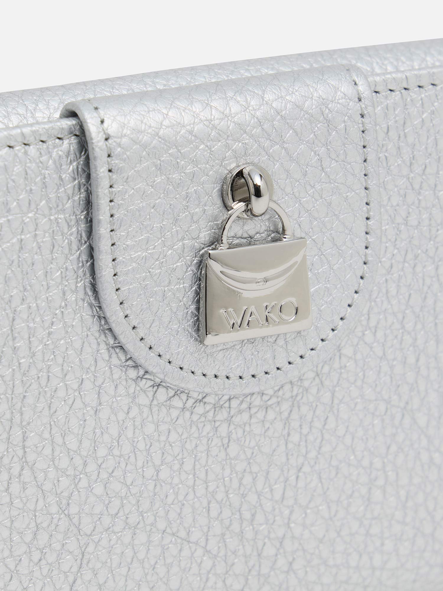 二つ折り財布 シルバー |折り財布 | WAKO公式オンラインブティック