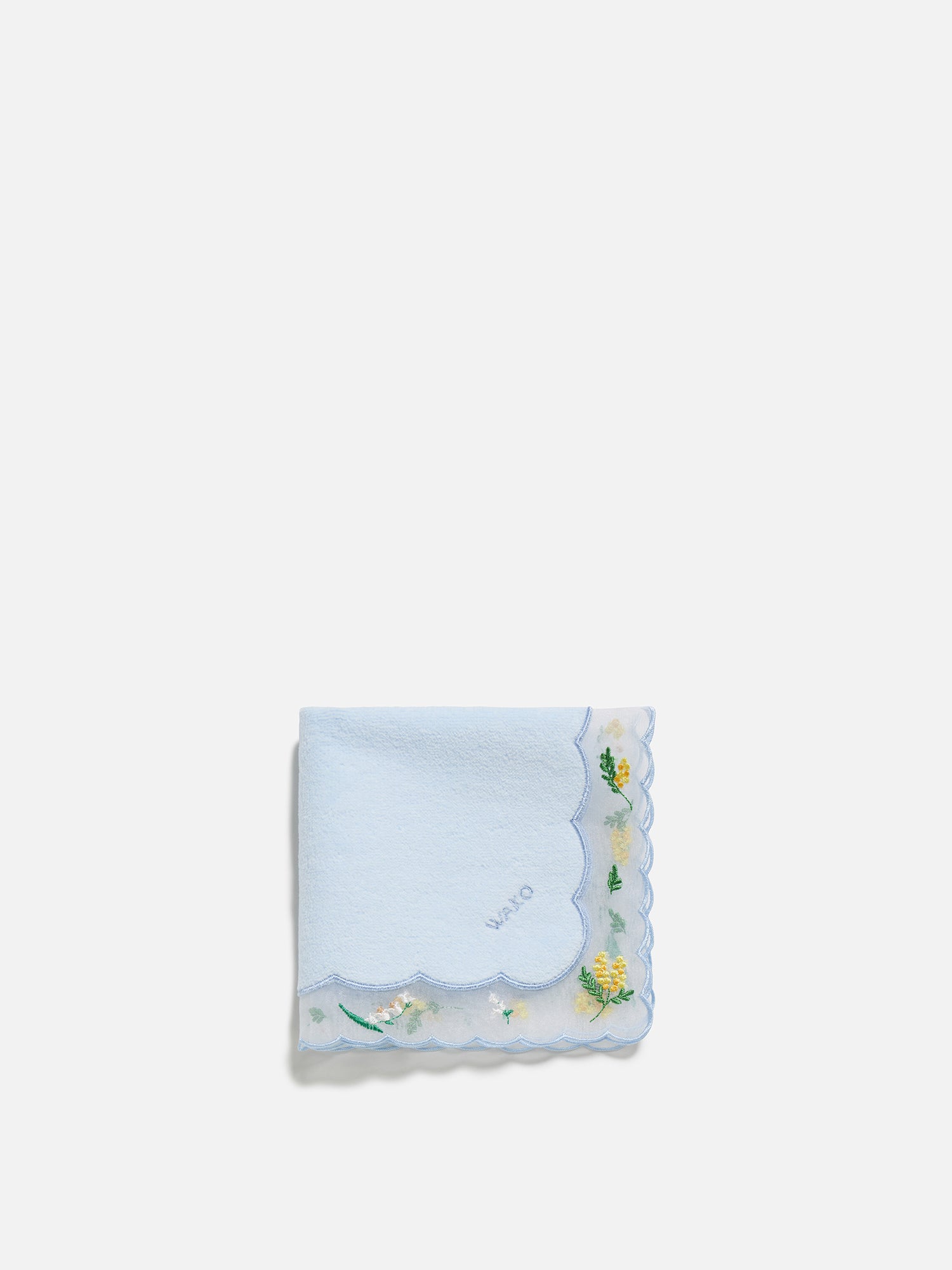 タオルハンカチ ライトブルー |タオル | WAKO公式オンラインブティック