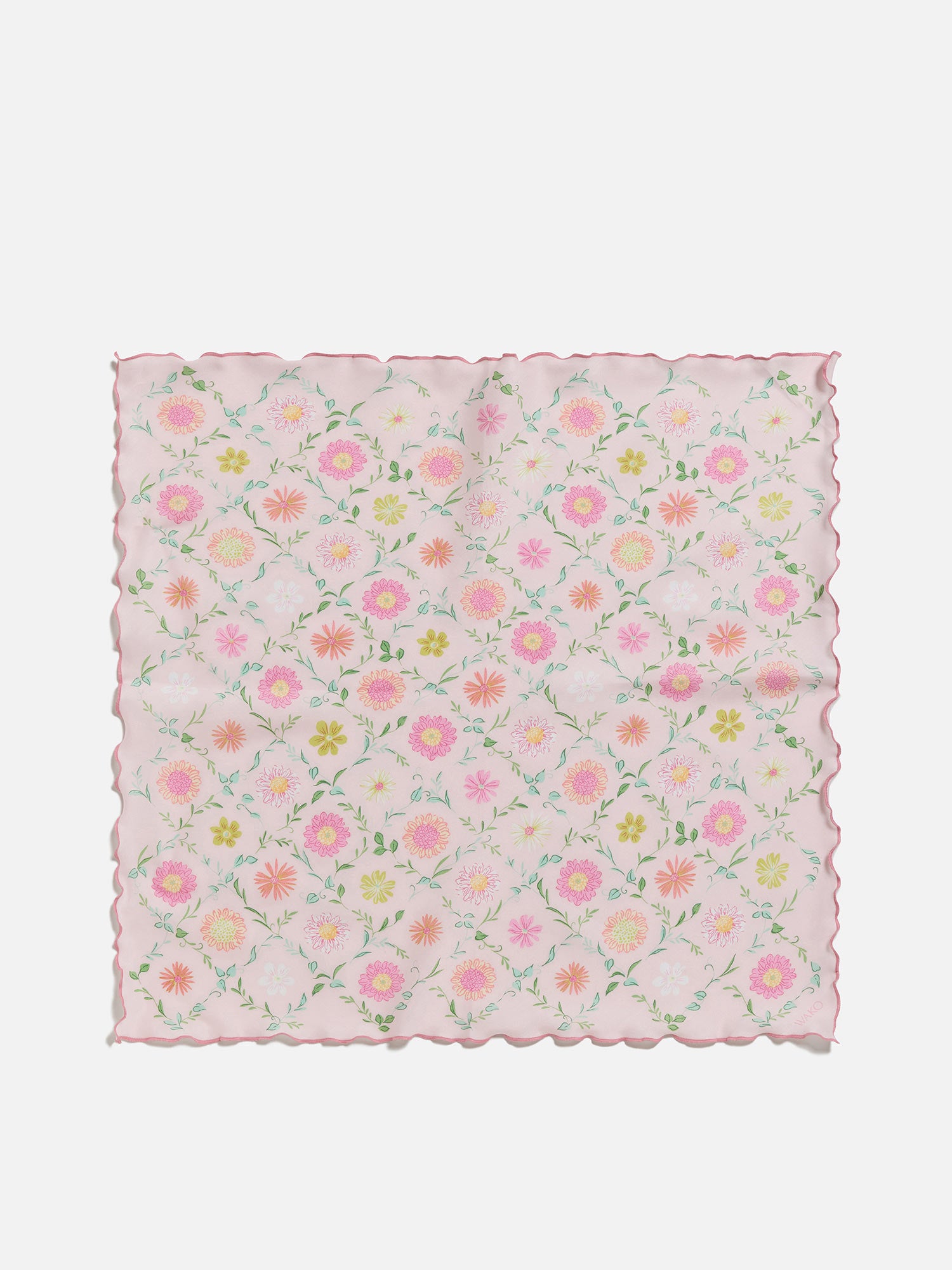 ハンカチ ピンク