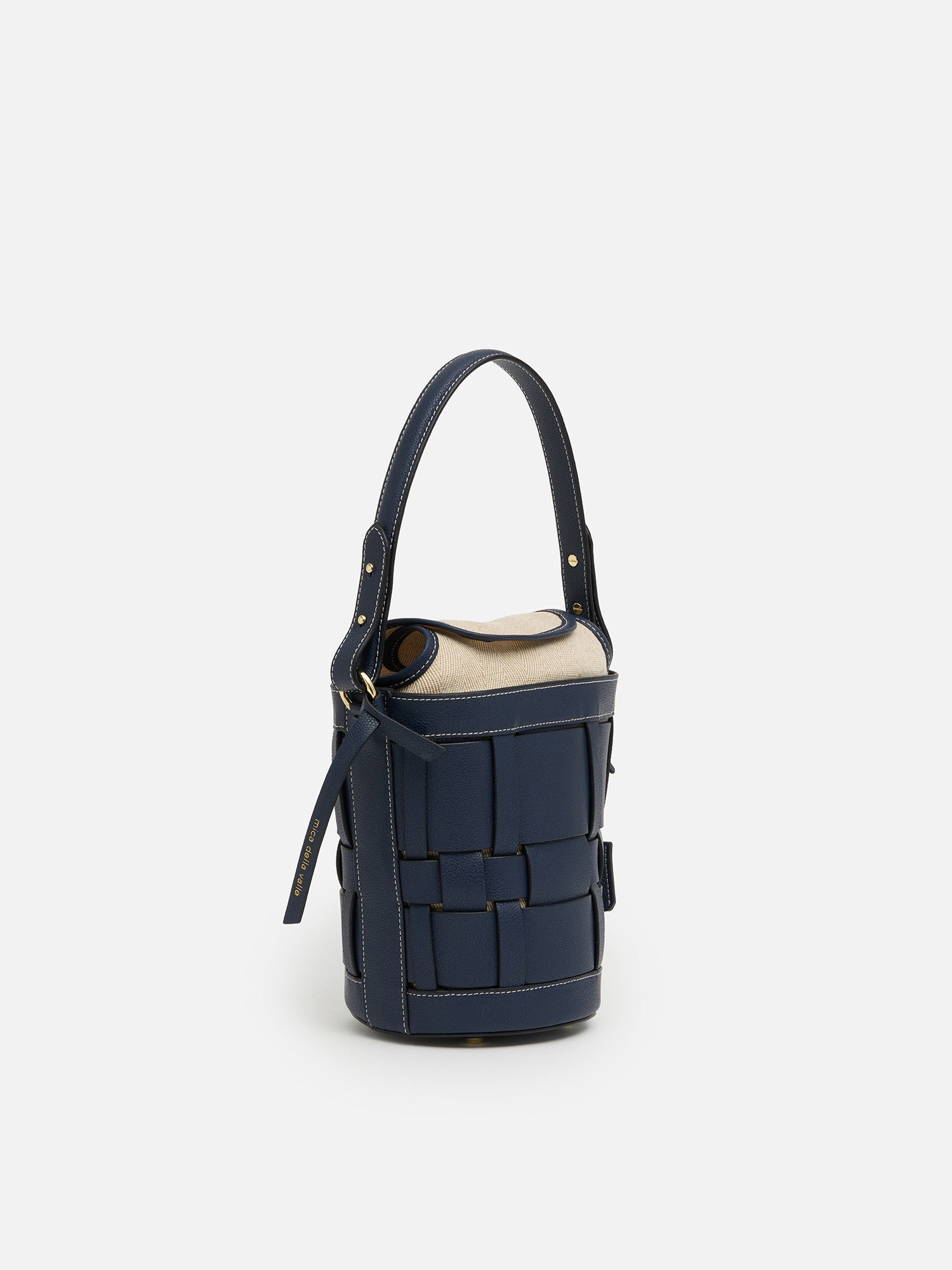 キット♡Kono Sanae バケツ型　バッグ mica della valle バケツ型バッグ ネイビー |その他のバッグ | WAKO