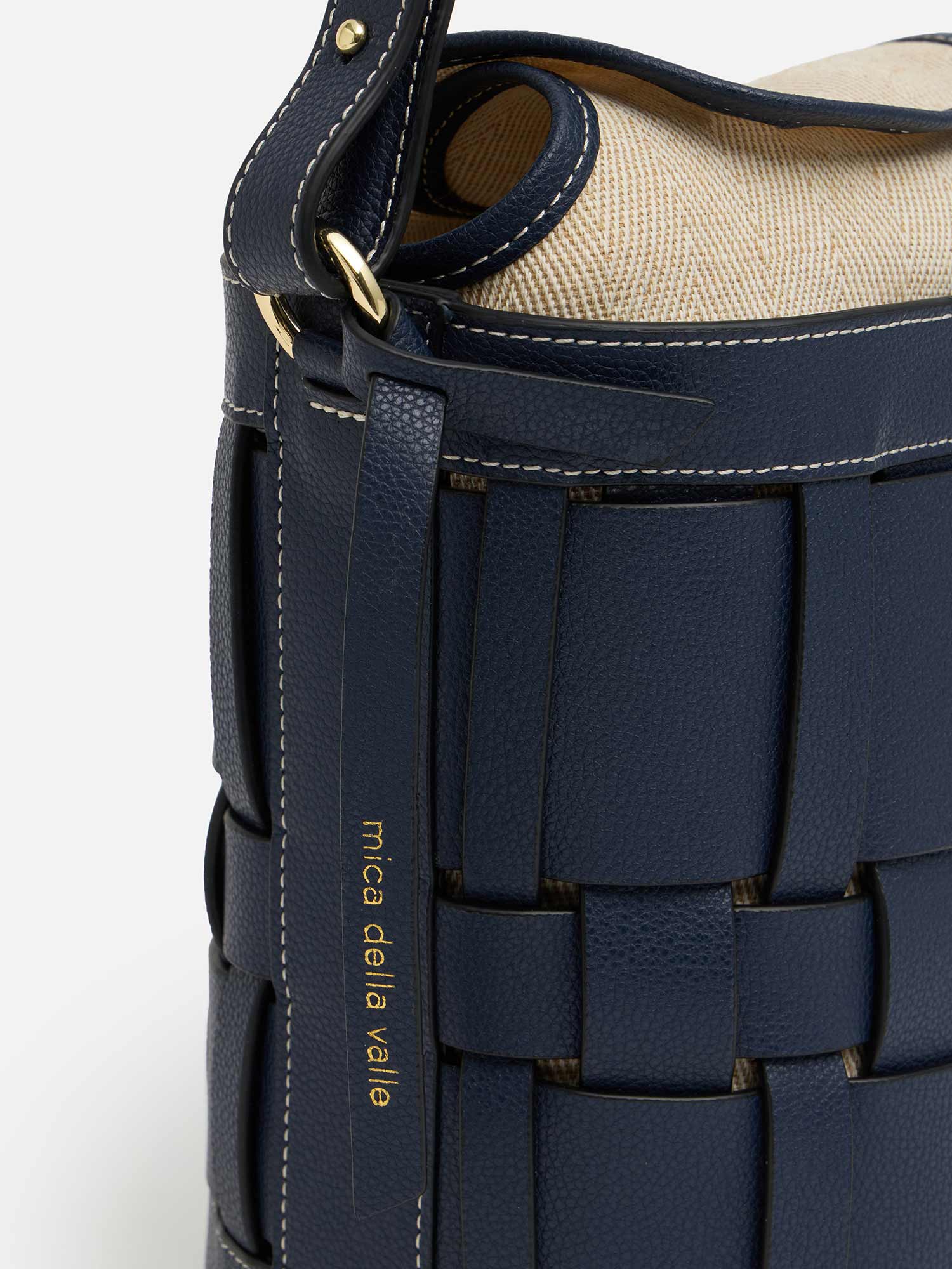 mica della valle バケツ型バッグ ネイビー |その他のバッグ | WAKO