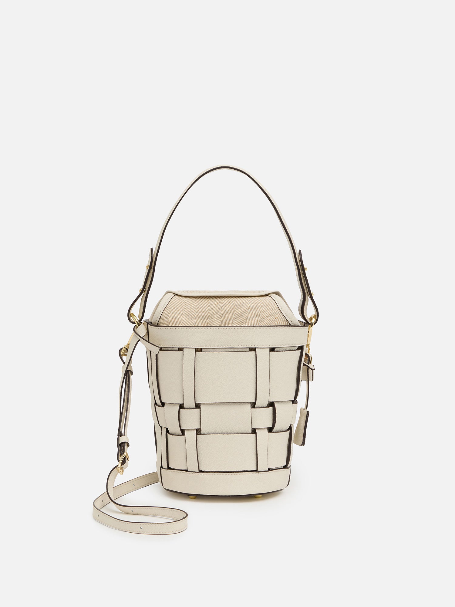 mica della valle バケツ型バッグ アイボリー