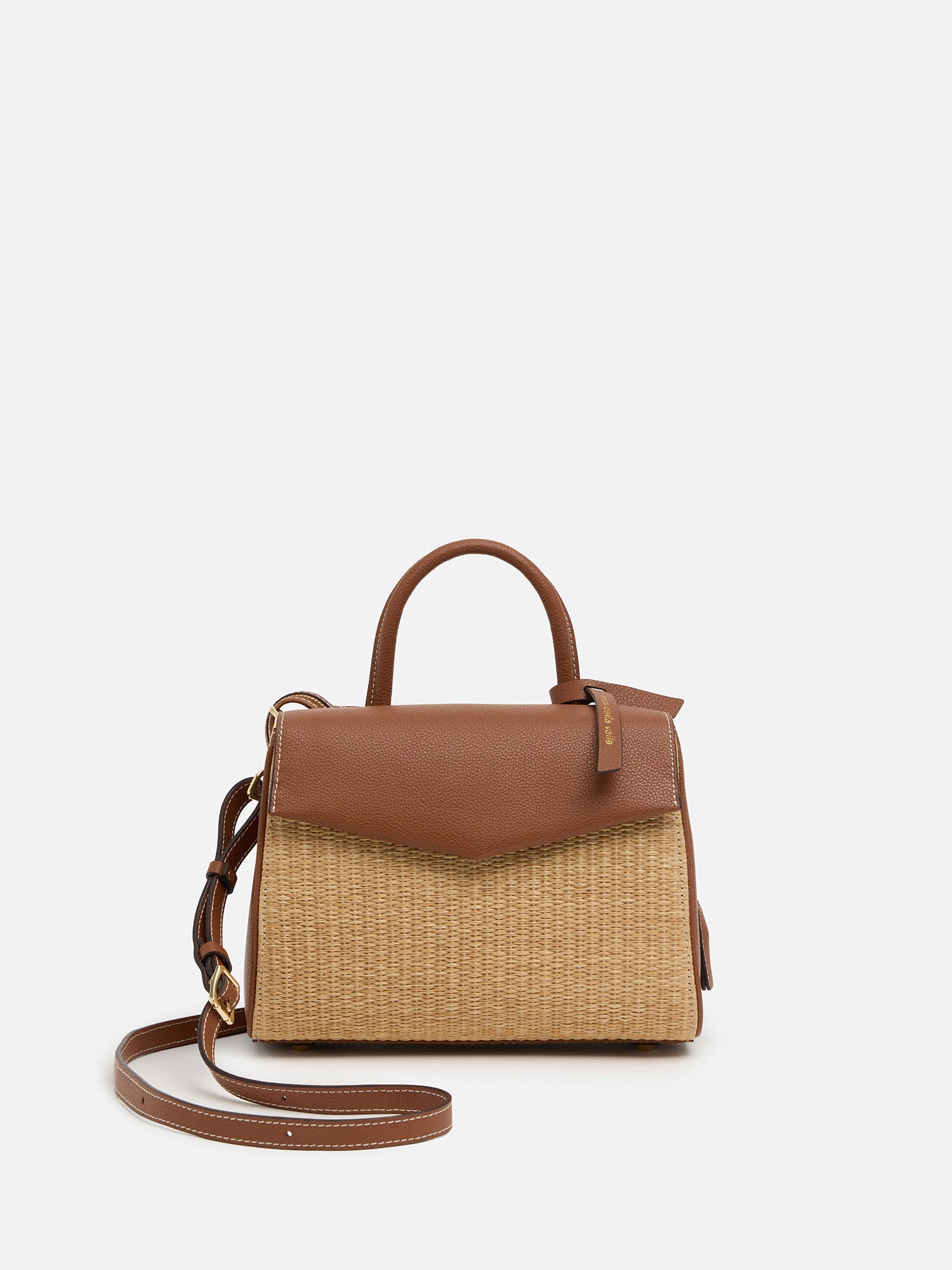 mica della valle ワンハンドルバッグ キャメル／ブラウン