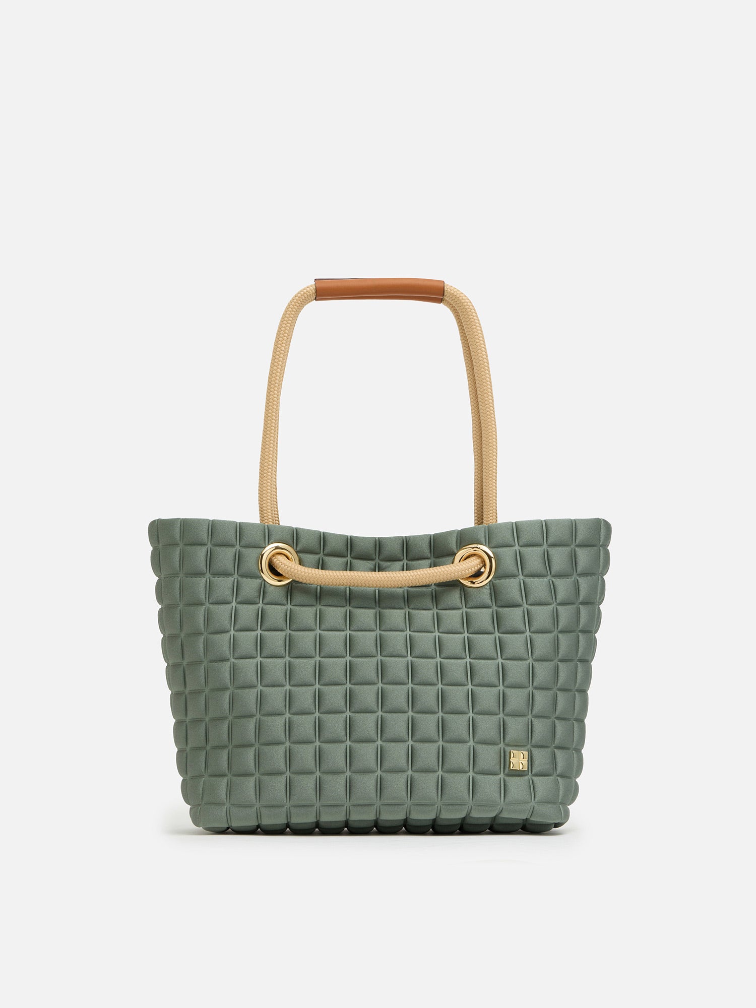 BPRIME ハンドバッグ カーキ