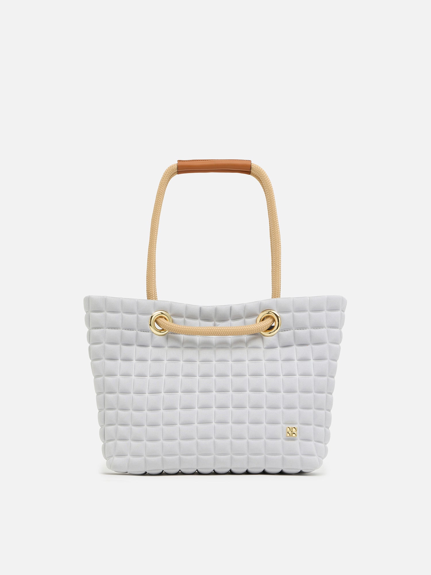 BPRIME ハンドバッグ シルバー