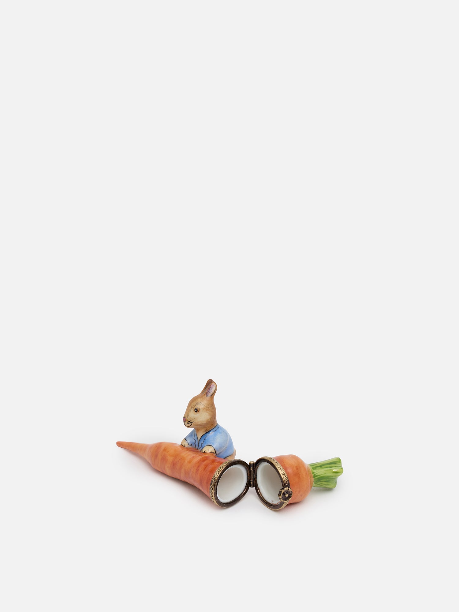 リモージュ　にんじん　うさぎ　フランス製 リモージュボックス ウサギとニンジン |その他のインテリア雑貨 | WAKO