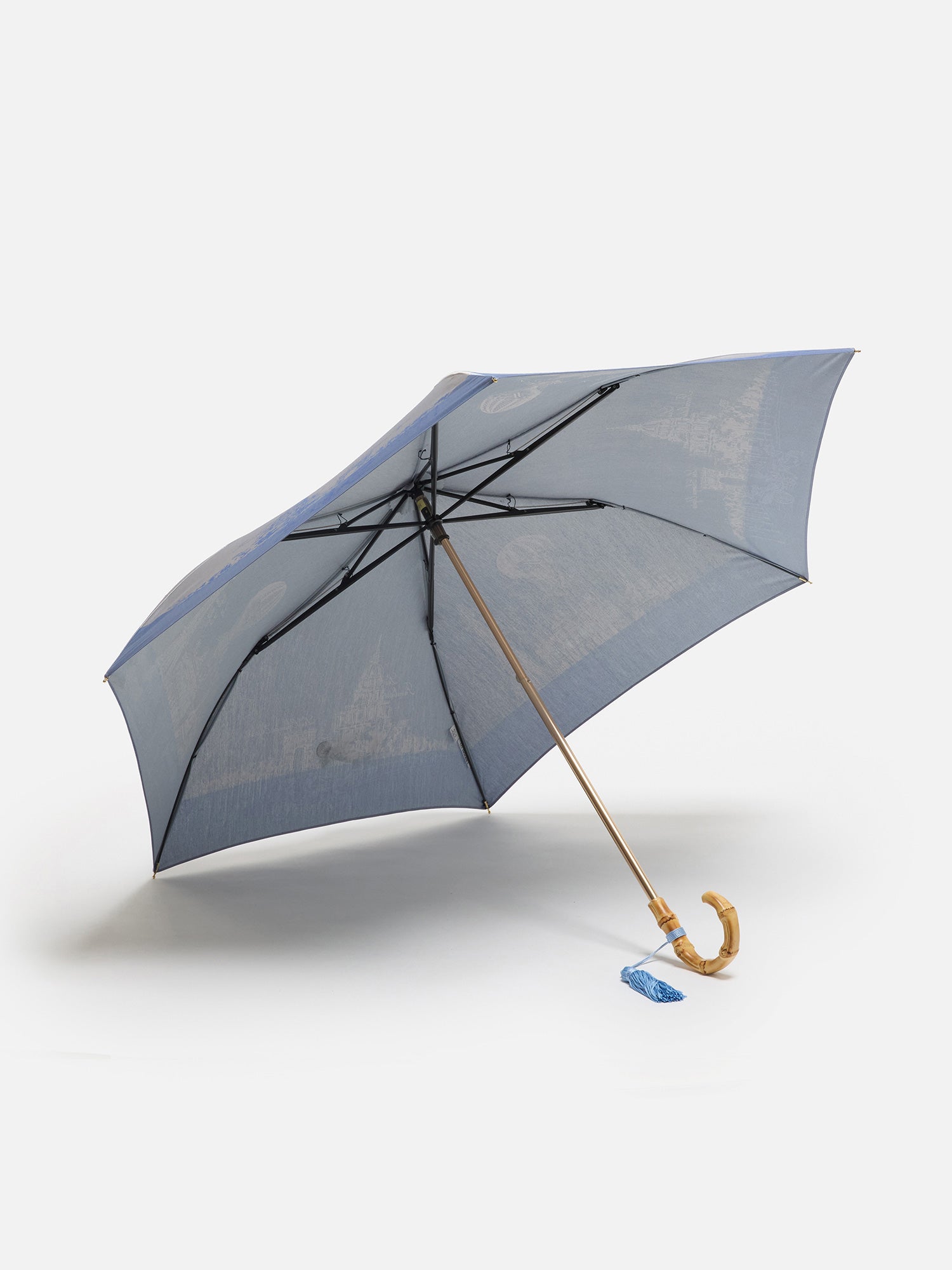 折りたたみ 晴雨兼用日傘 ブルー |その他のファッション雑貨 | WAKO