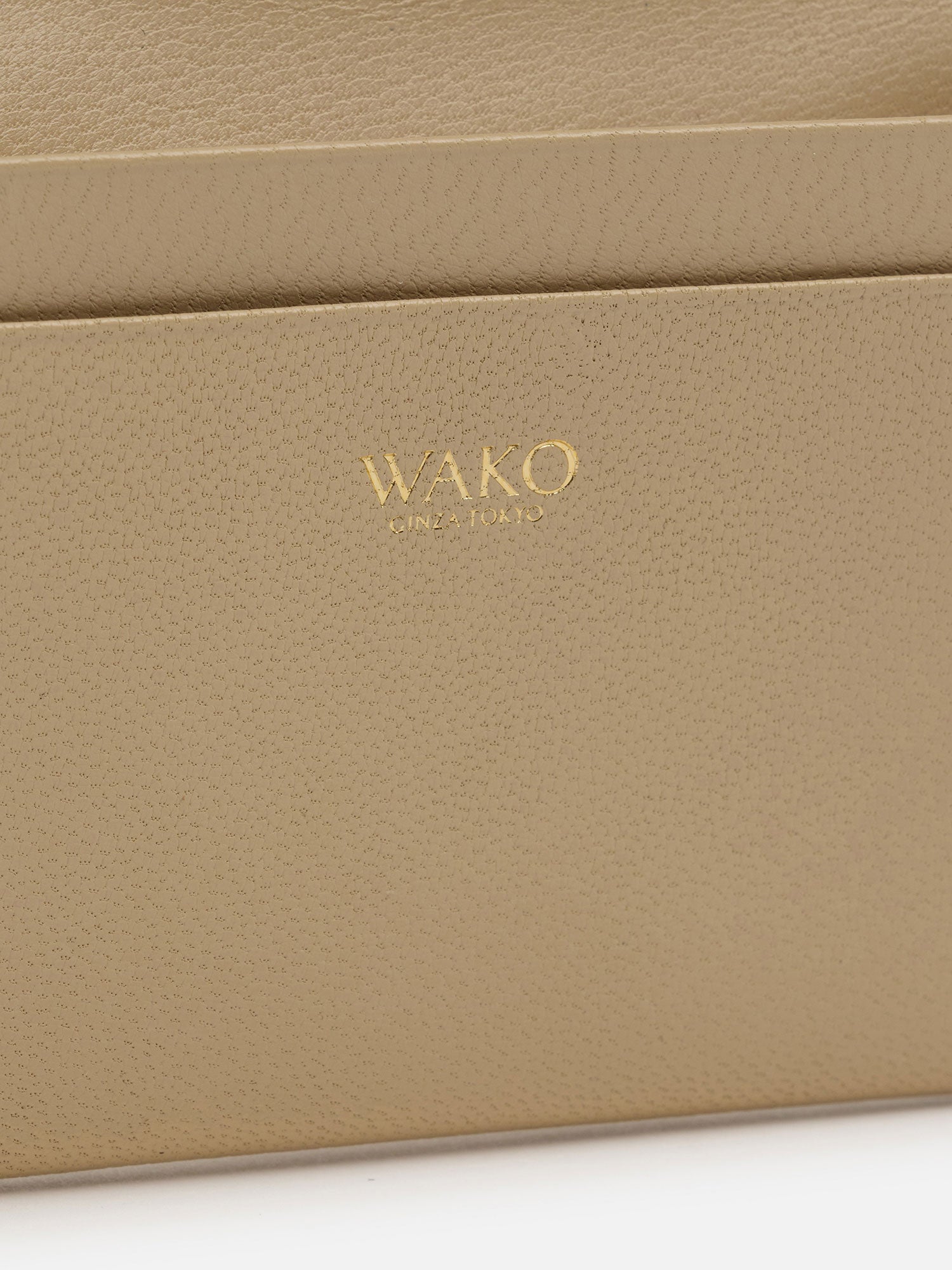 銀座和光WAKO ブラウン レザー 名刺入れ 名刺入れ ベージュ |その他の革小物 | WAKO公式オンラインブティック