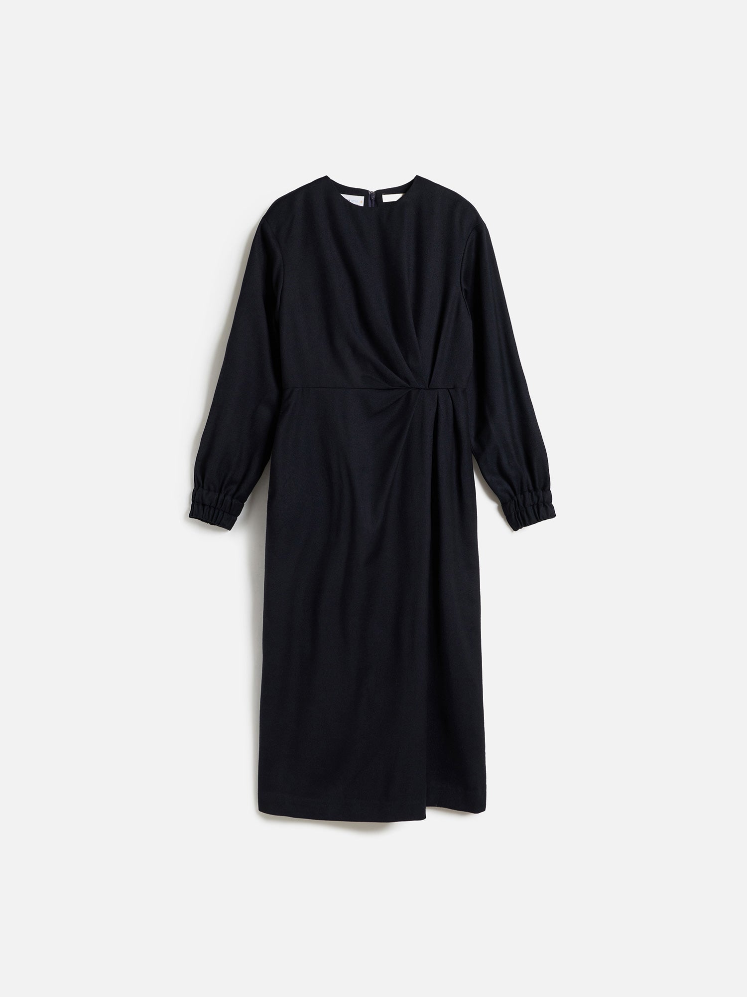 NEW CLOSET ウエストギャザーワンピース ダークネイビー |ワンピース