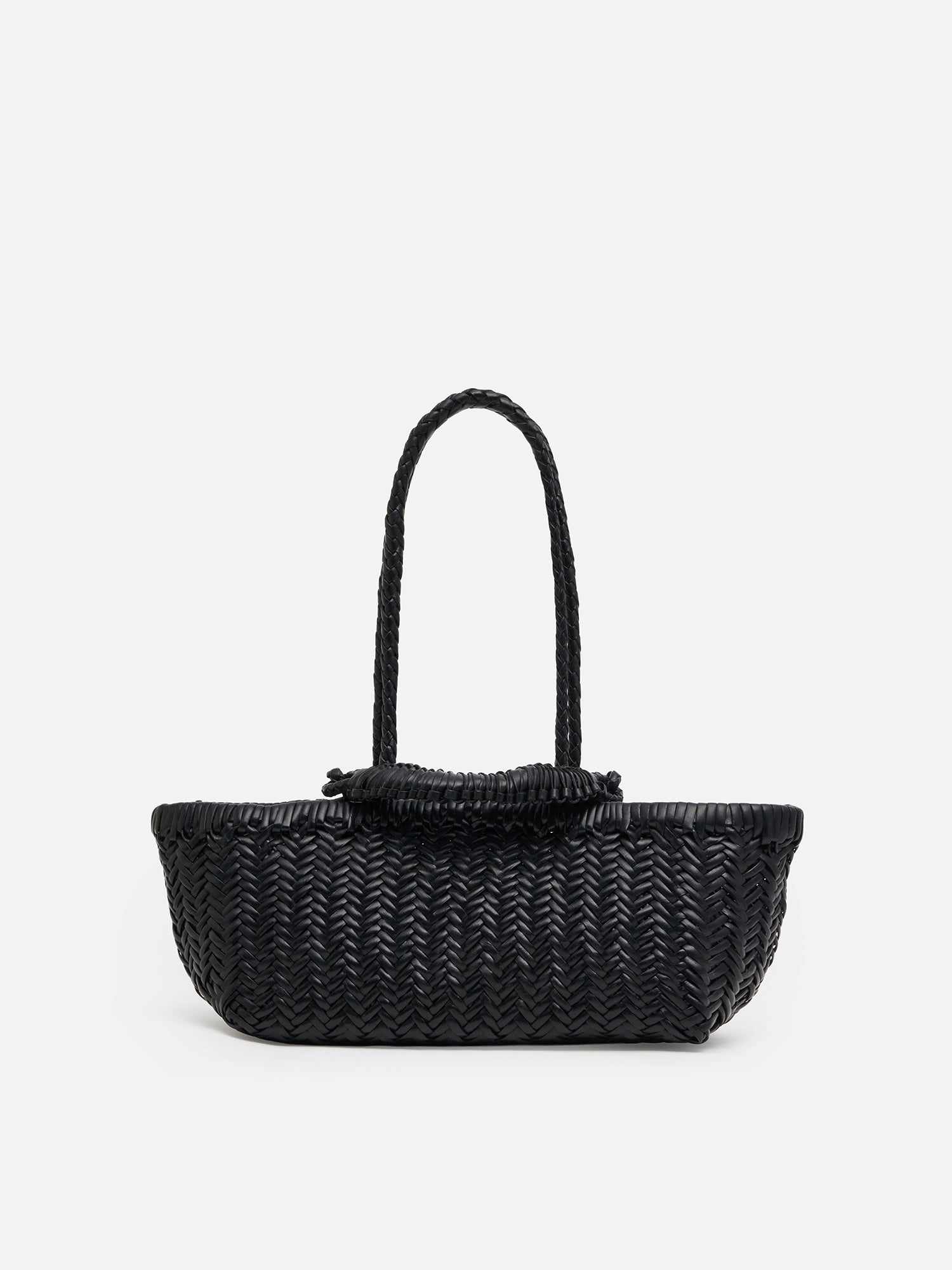 SAGAN PAZAR TOTE BOAT WOVEN バッグ ブラック |ハンドバッグ | WAKO