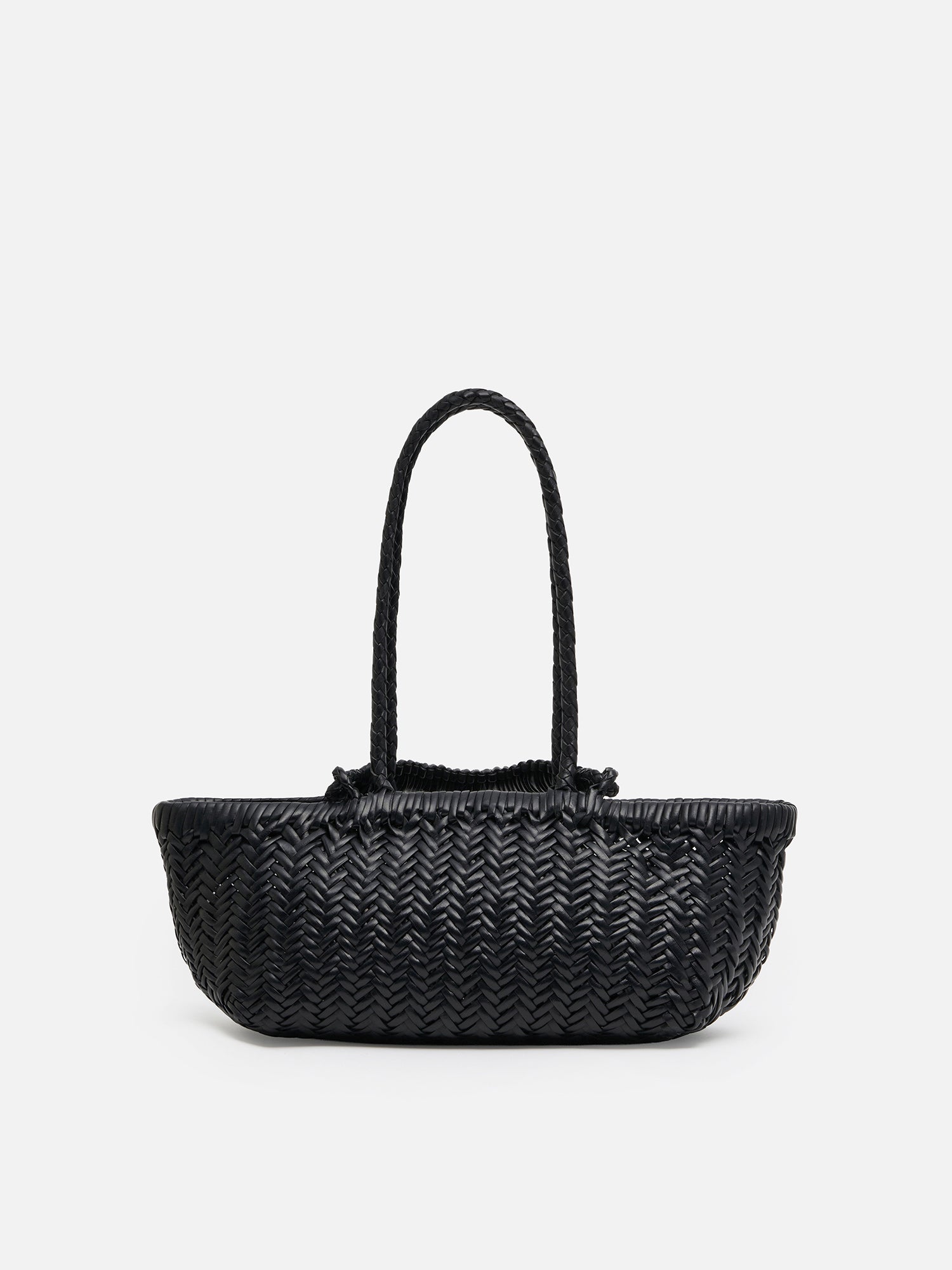 SAGAN PAZAR TOTE BOAT WOVEN バッグ ブラック |ハンドバッグ | WAKO