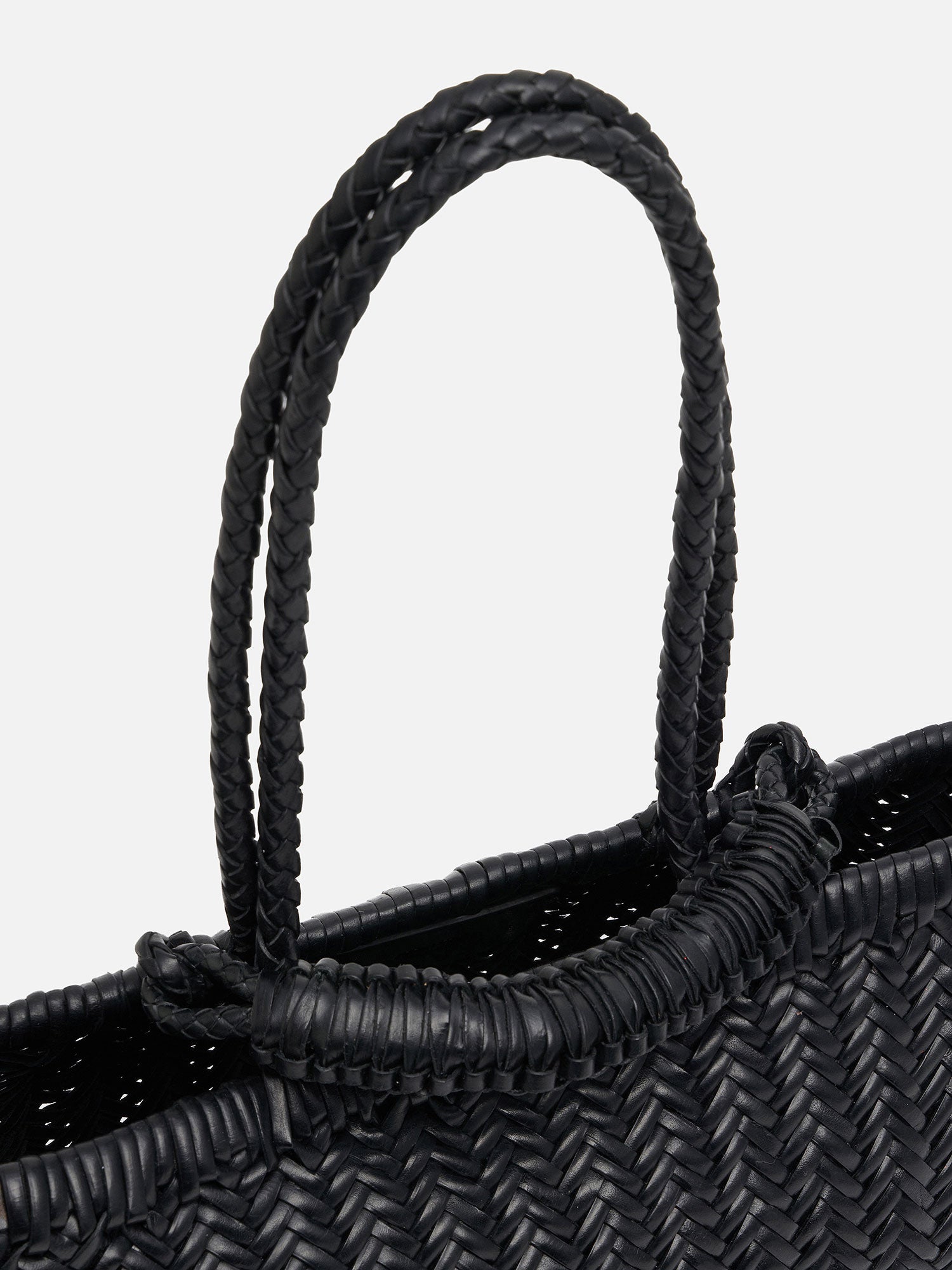 WAKO レザーハンドバッグ 2way シボ革 ステッチ 底鋲 a4可 ブラック SAGAN PAZAR TOTE BOAT WOVEN バッグ ブラック |ハンドバッグ | WAKO