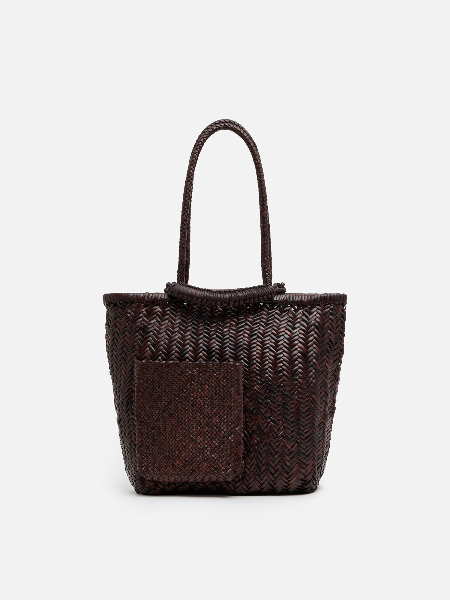 SAGAN PAZAR BOOK TOTE WOVEN ダークブラウン |トートバッグ | WAKO
