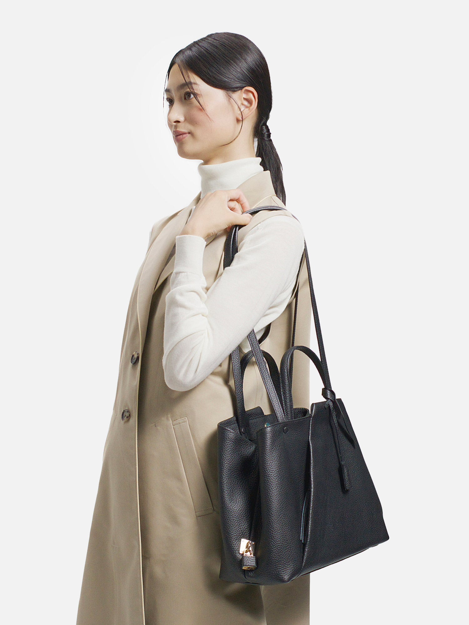 予約】mica della valle トートバッグ ブラック |トートバッグ | WAKO