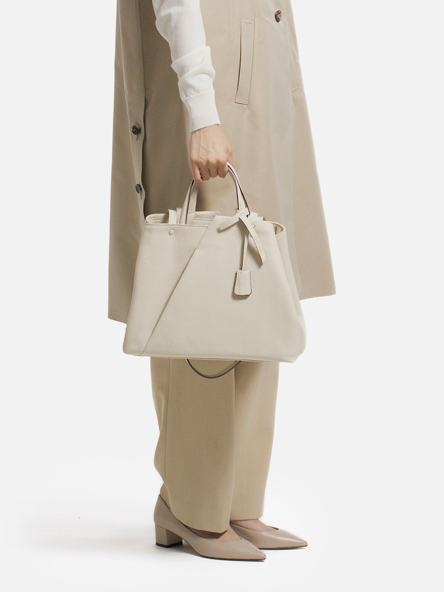 予約】mica della valle トートバッグ アイボリー |トートバッグ