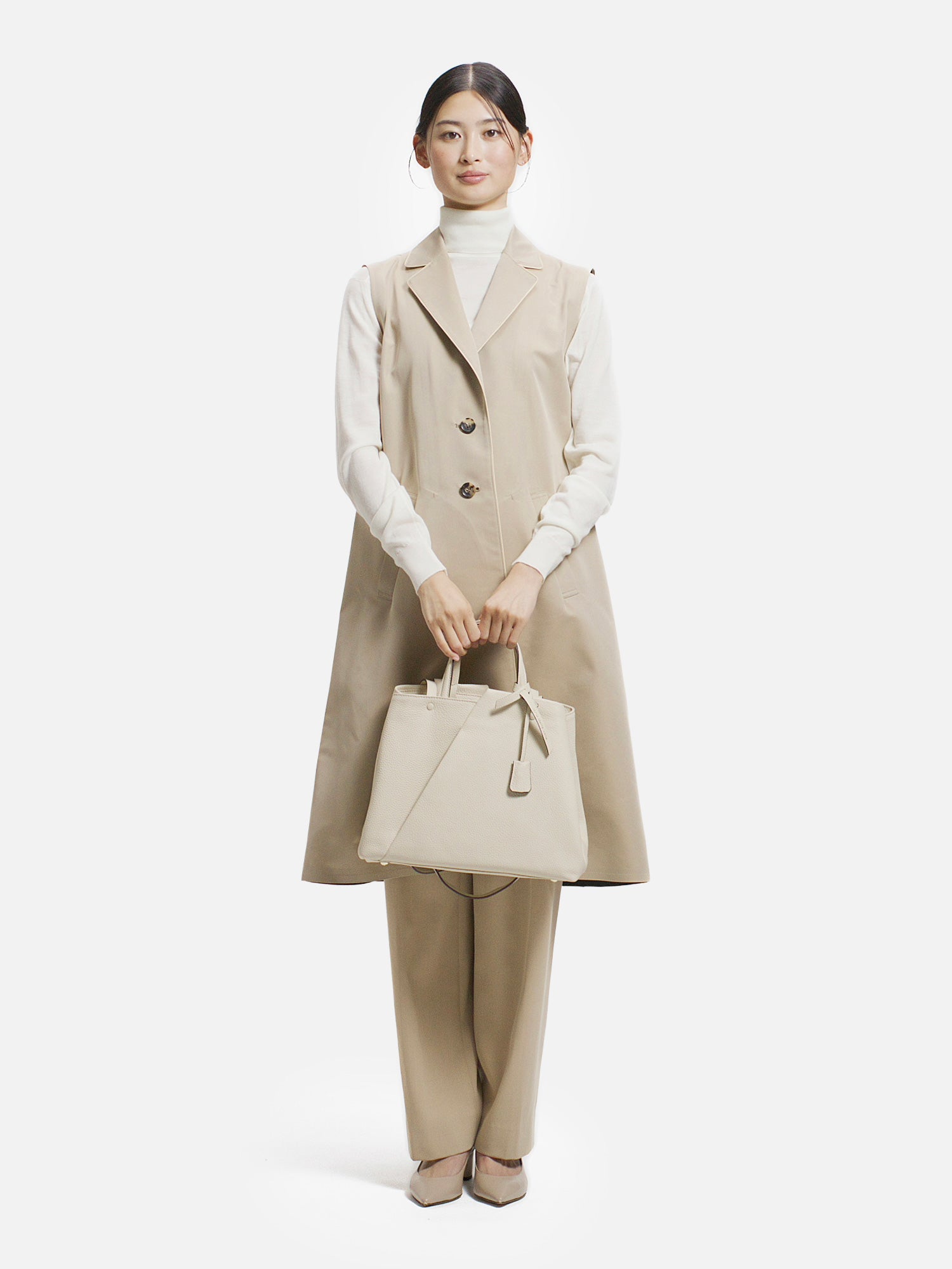 予約】mica della valle トートバッグ アイボリー |トートバッグ