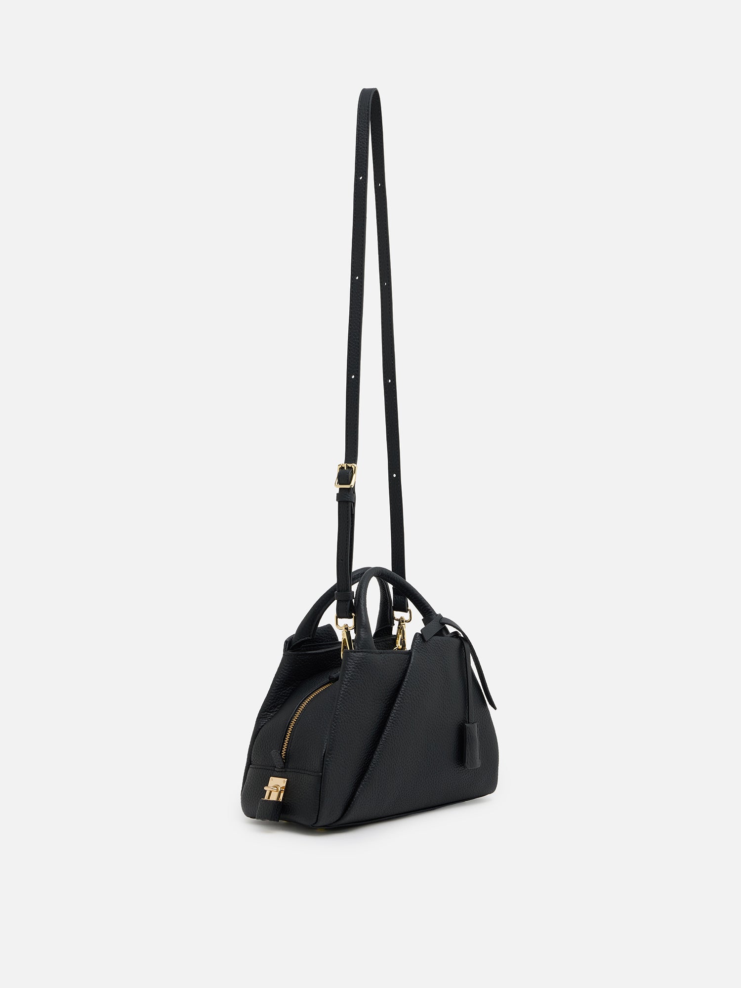 予約】mica della valle ボストンバッグ ブラック |その他のバッグ