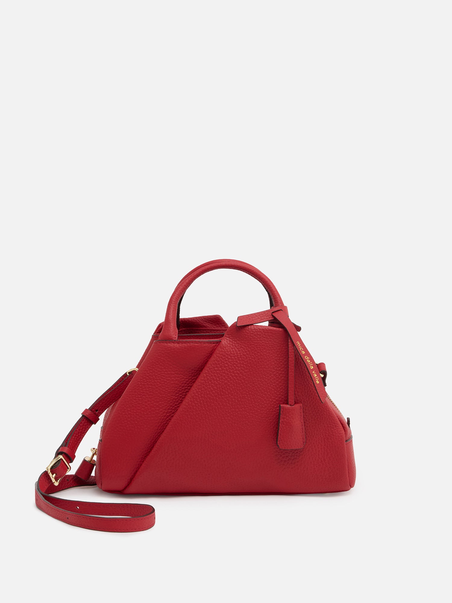 mica della valle ボストンバッグ レッド