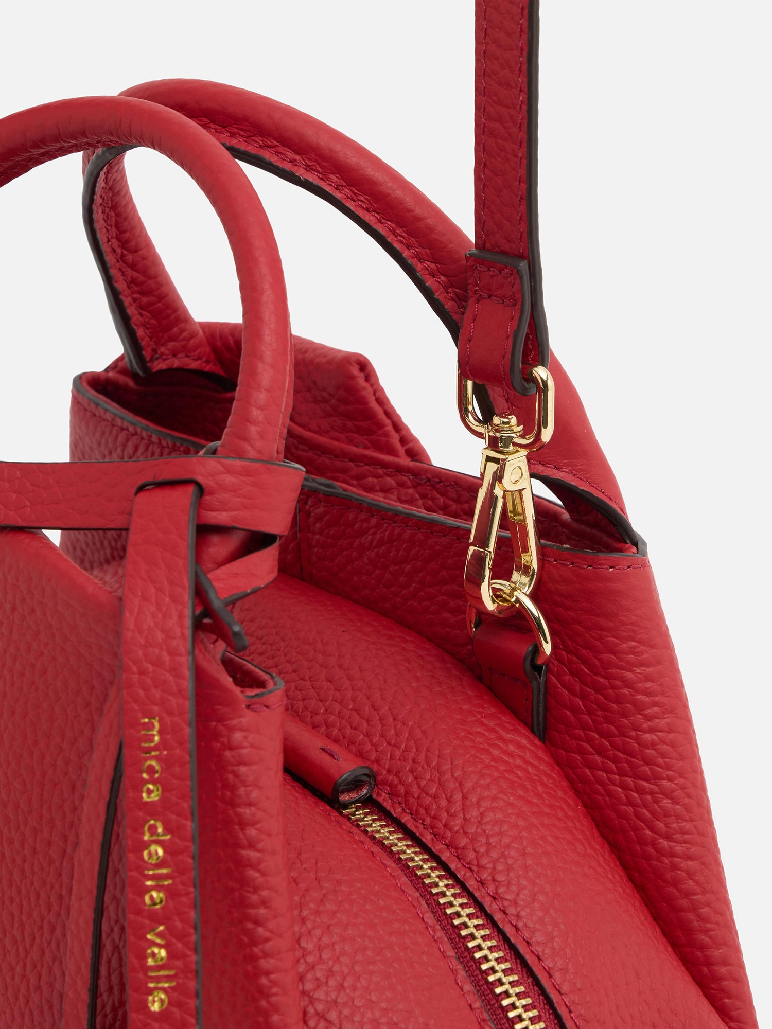 予約】mica della valle ボストンバッグ レッド |その他のバッグ