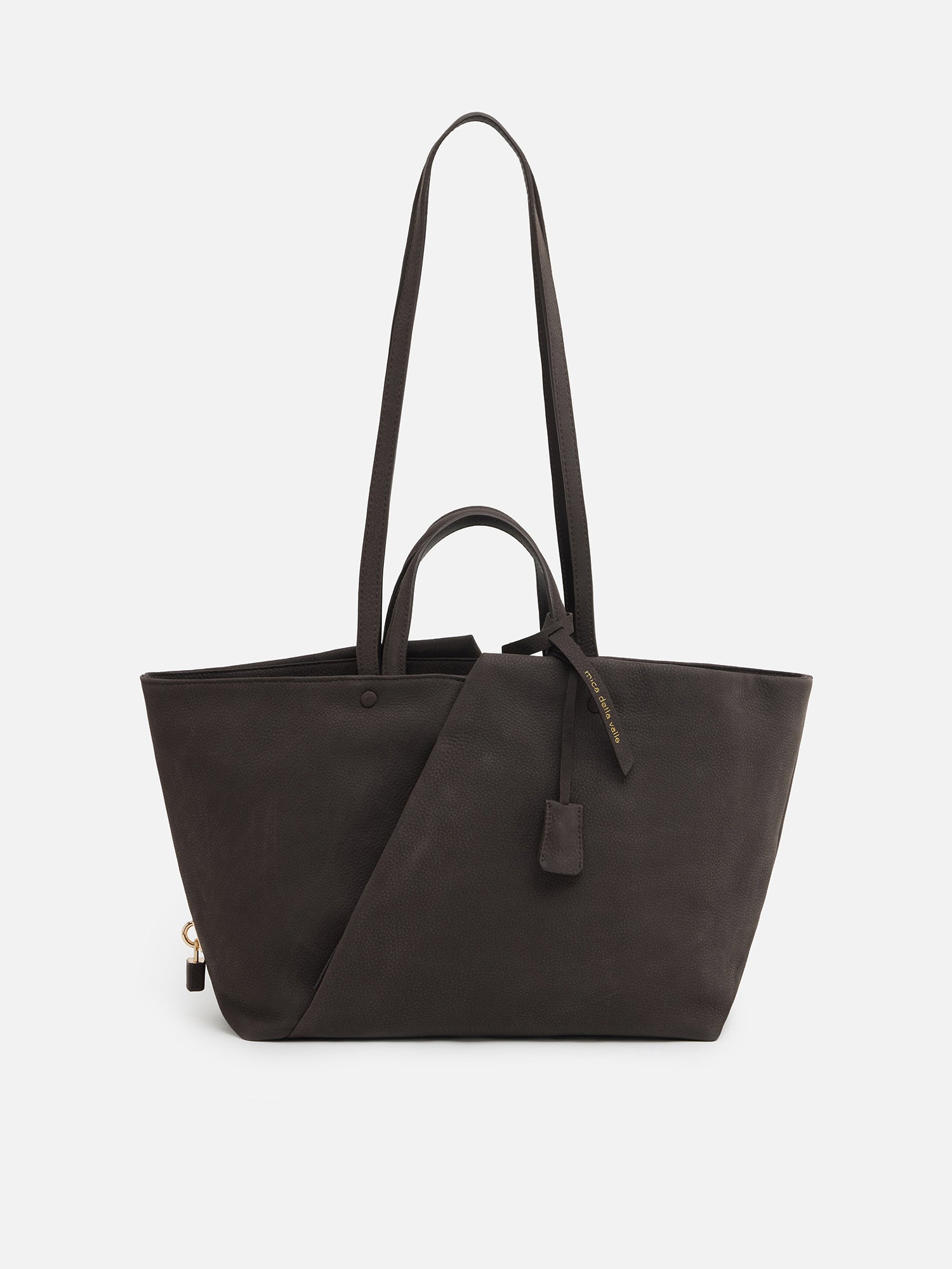 mica della valle トートバッグ ミディアムグレー