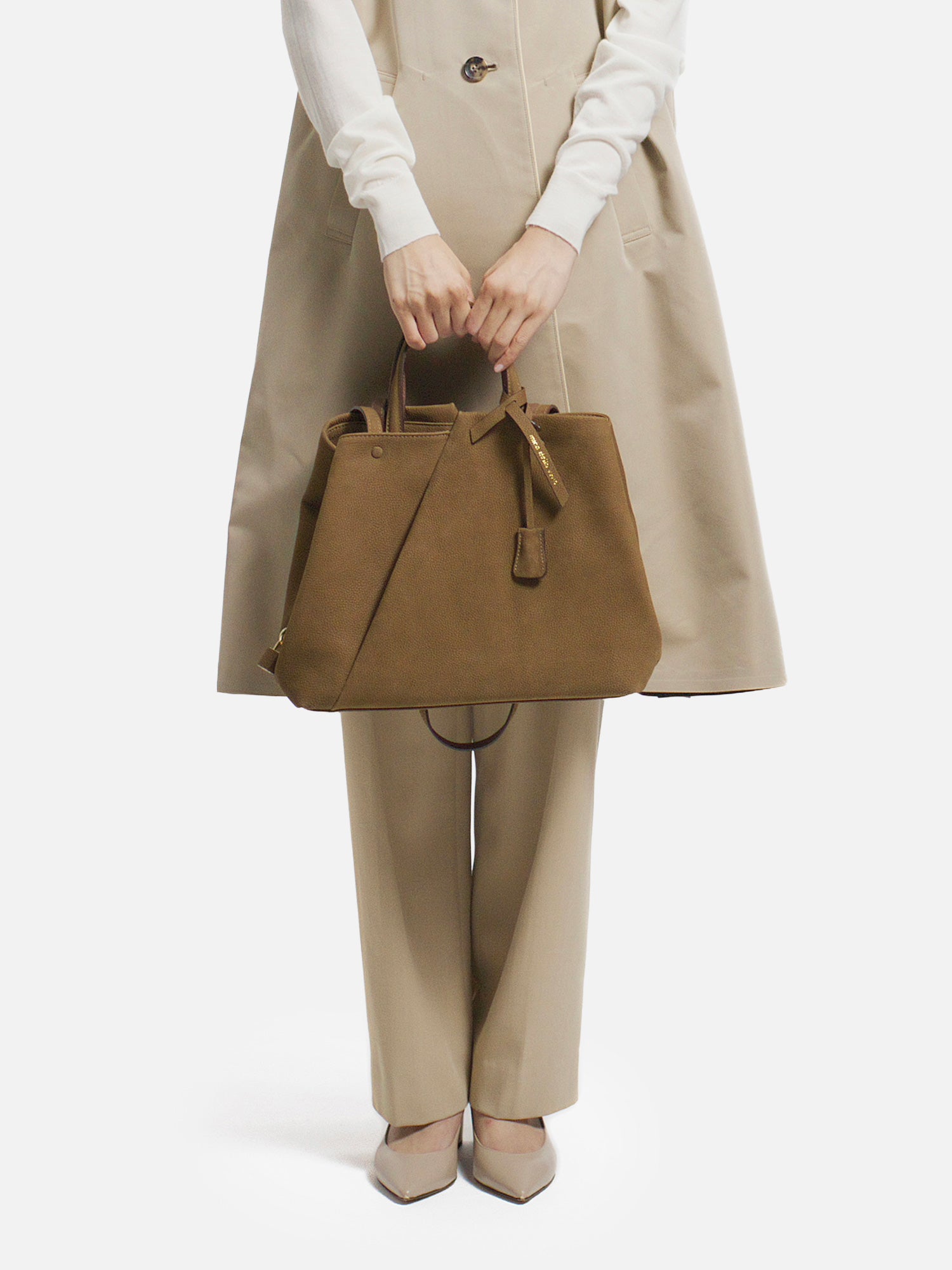 予約】mica della valle トートバッグ キャメル |トートバッグ | WAKO